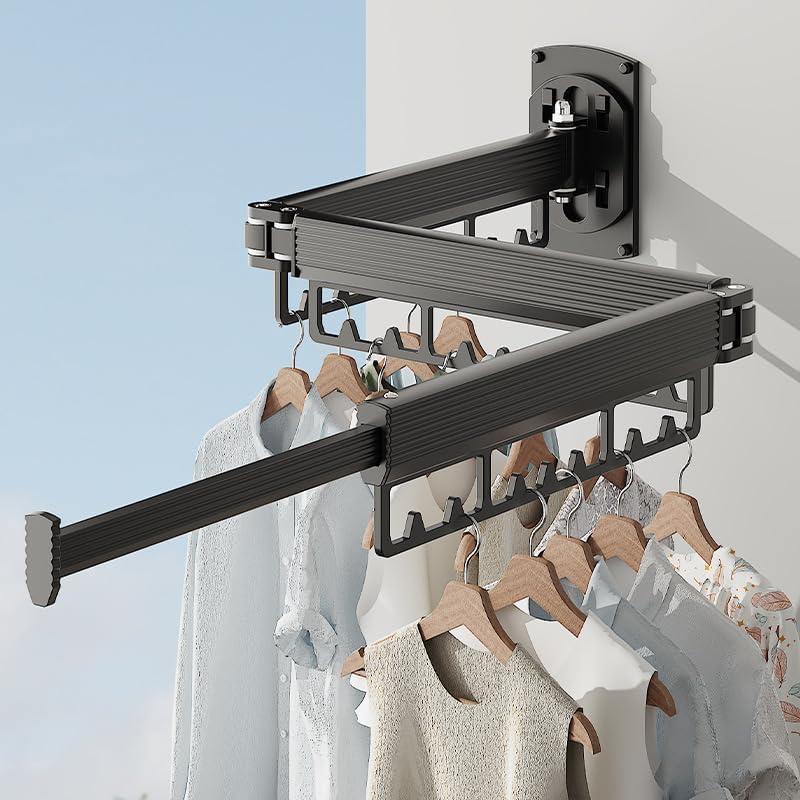 Estante de Secado Plegable Puixieom Gris 36.3 kg Montaje Pared