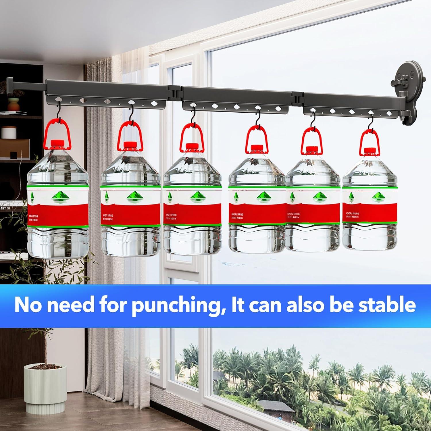 Estante de Secado de Ropa HEILAIYI Plegable Montado en Pared