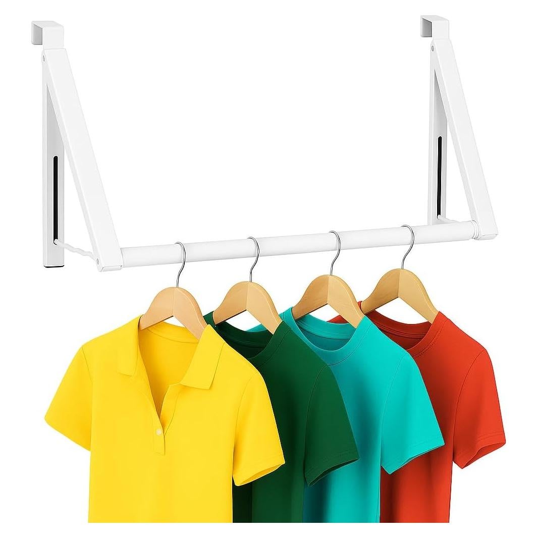 Perchero Plegable Sobre la Puerta HOLDN STORAGE - Estante para Ropa y Toallas