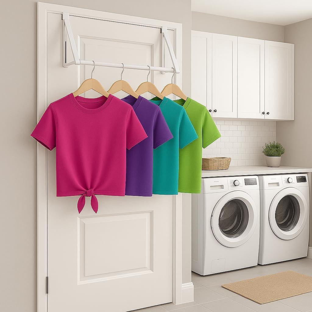 Perchero Plegable Sobre la Puerta HOLDN STORAGE - Estante para Ropa y Toallas