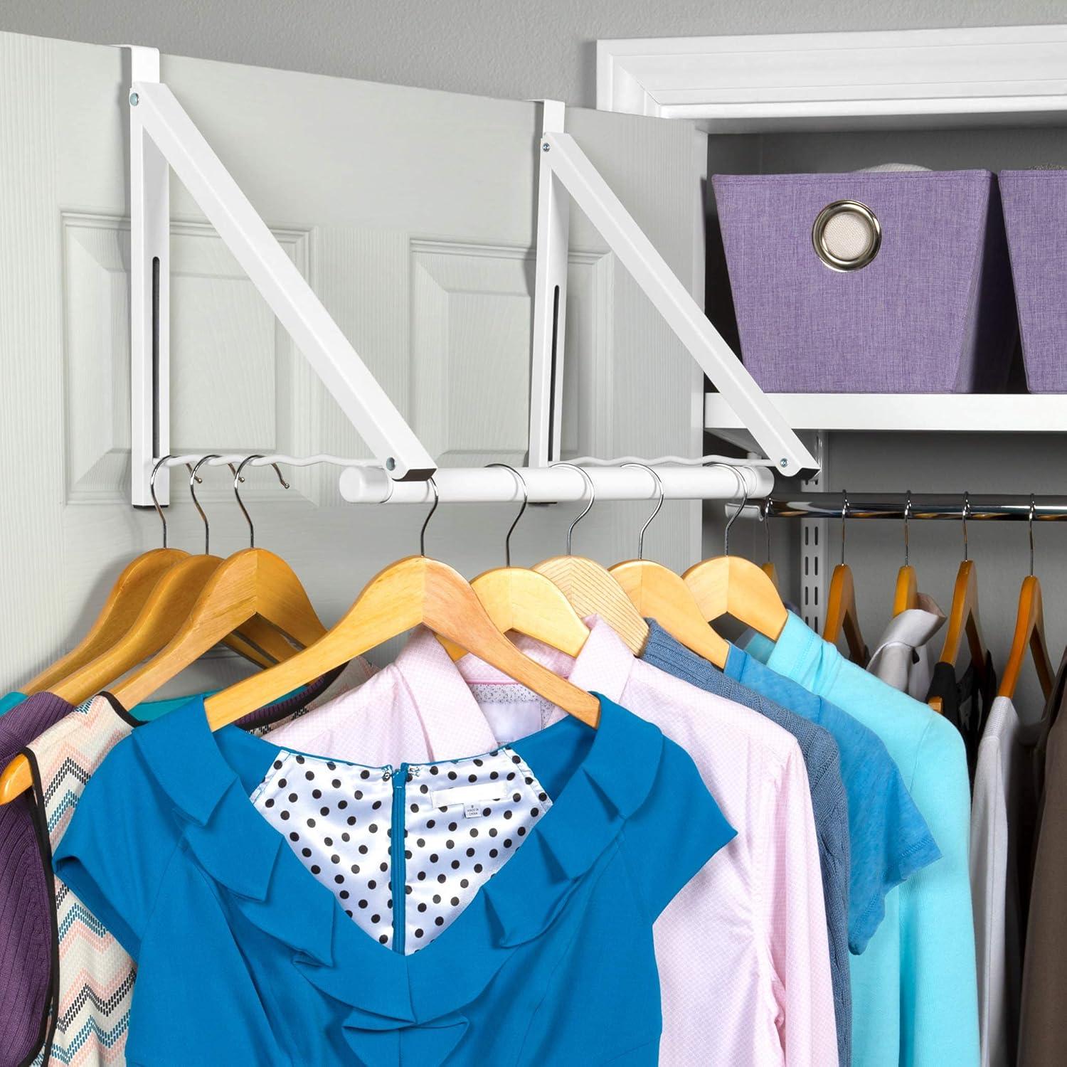 Perchero Plegable Sobre la Puerta HOLDN STORAGE - Estante para Ropa y Toallas