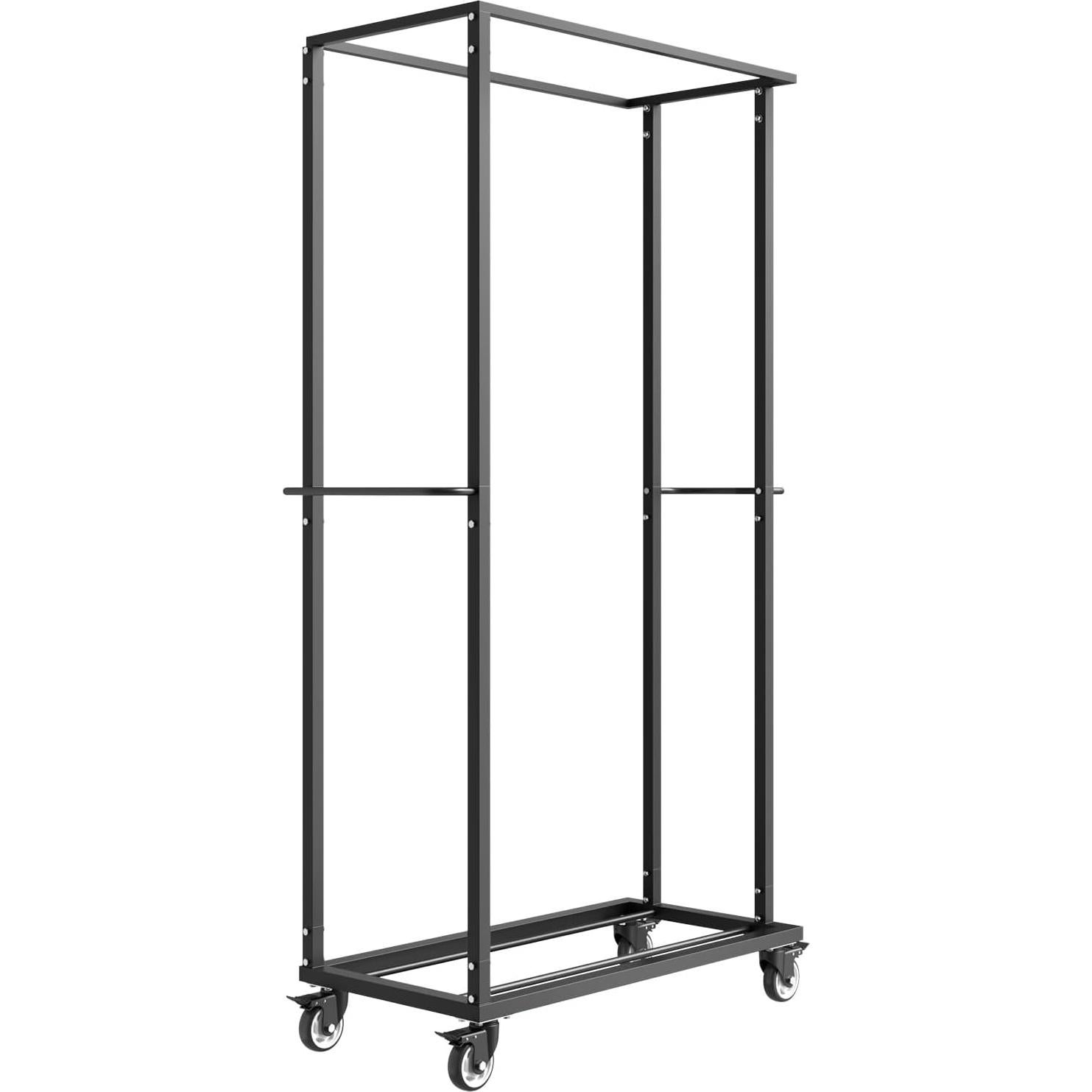 Carro para Sillas Plegables VEVOR 227 kg, Acero, Negro Mate