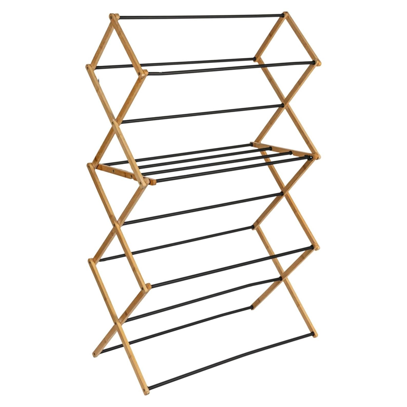 Soporte Plegable para Secar Ropa Household Essentials 14 Varillas