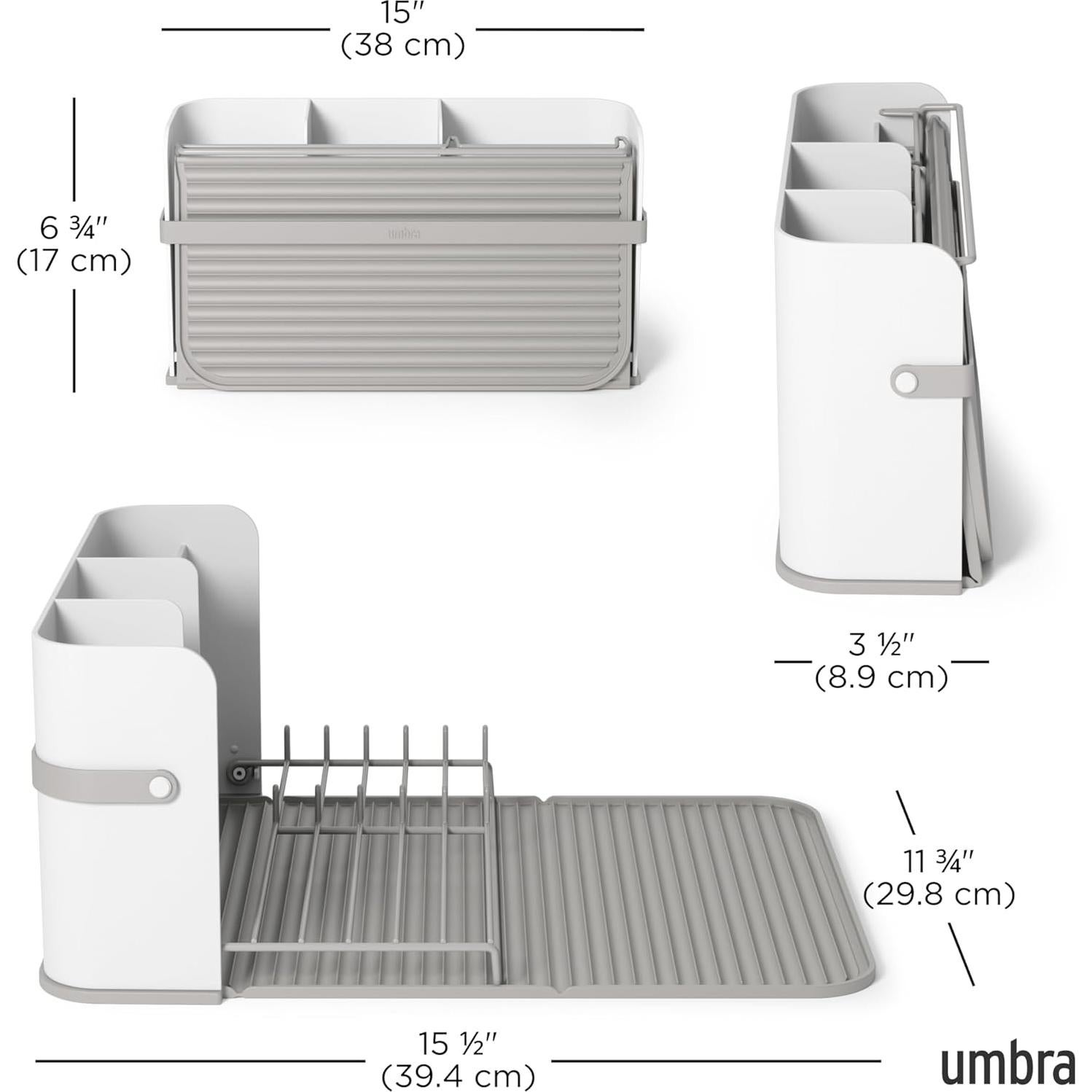 Escurridor de Platos Plegable Umbra Sling - 33x38x17 cm