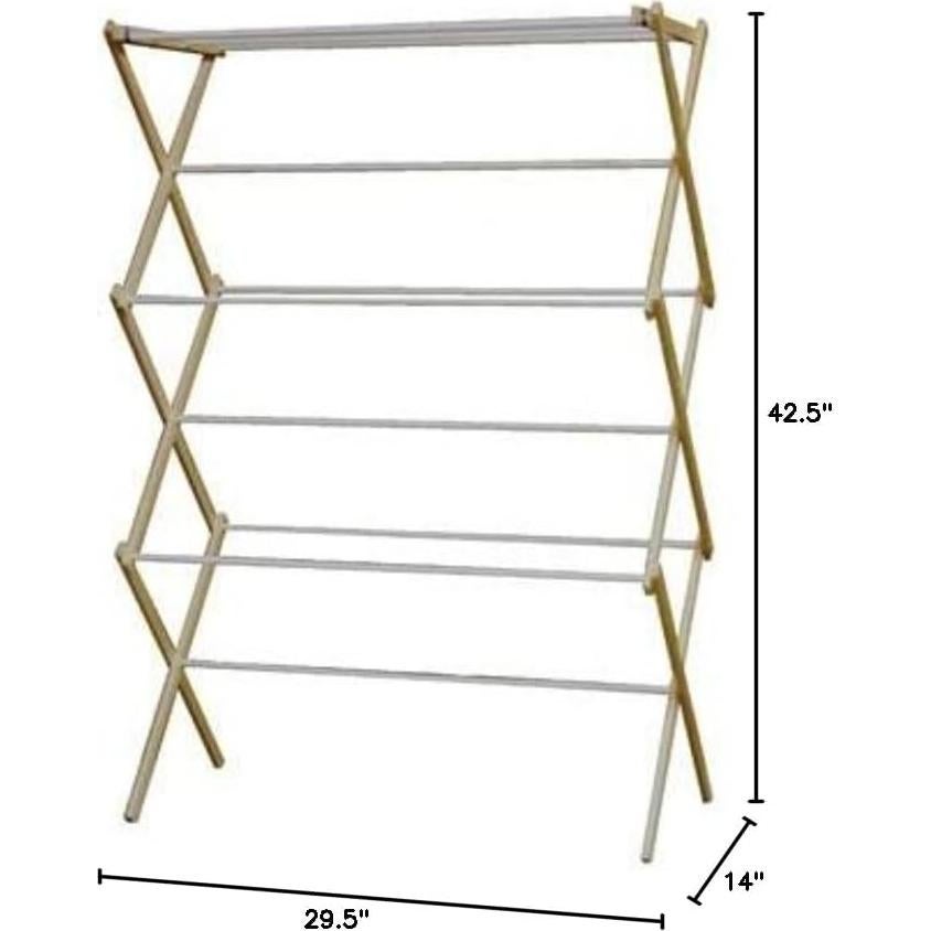 Rack de Secado de Ropa Plegable Madison Mill 108x75 cm