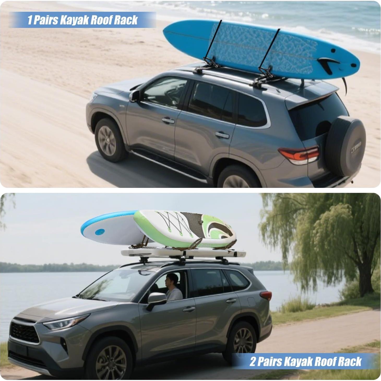 Soporte de Techo Plegable SUDOO para 2 Kayaks Universal