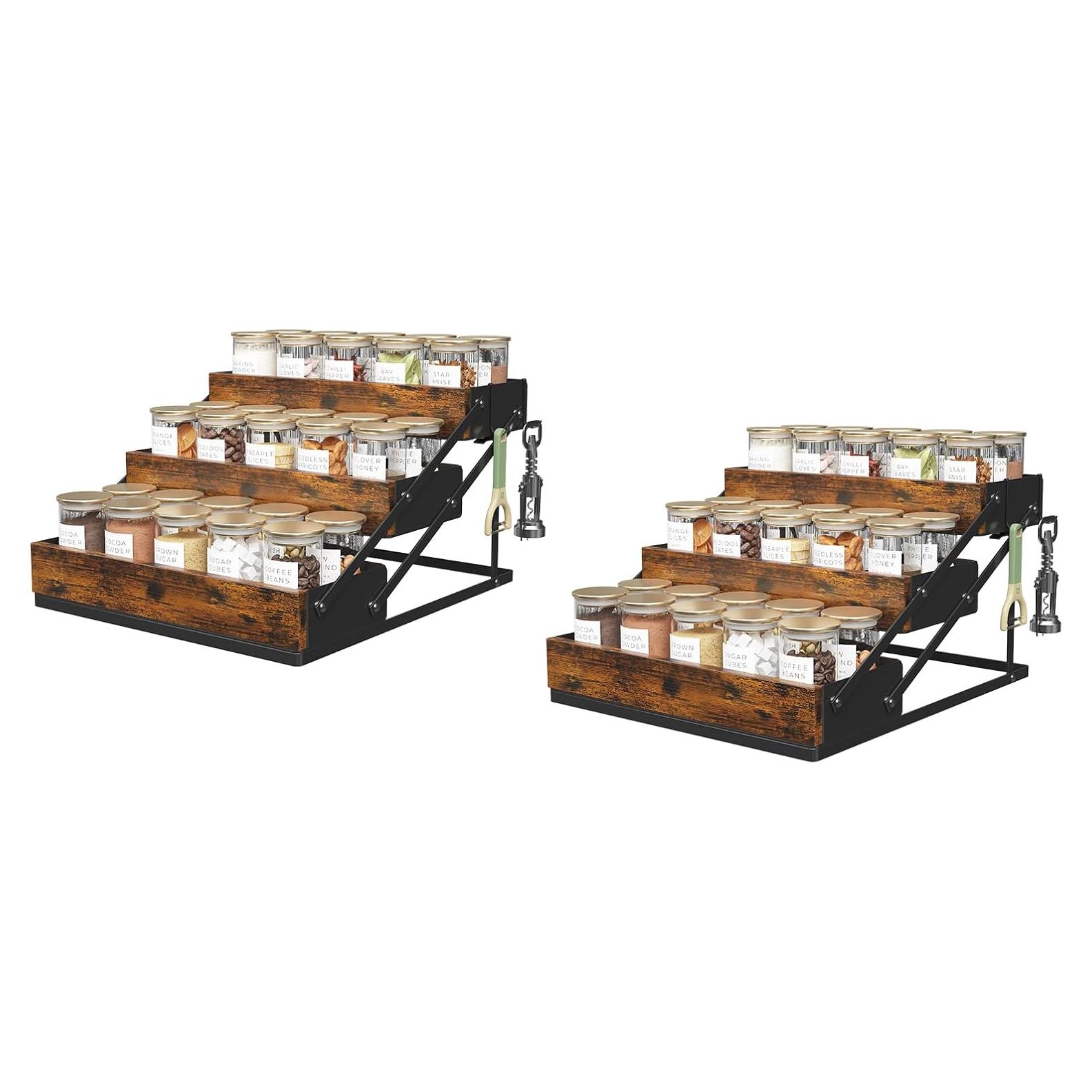 Organizador de Especias Plegable KOKSTOP 3 Niveles Negro