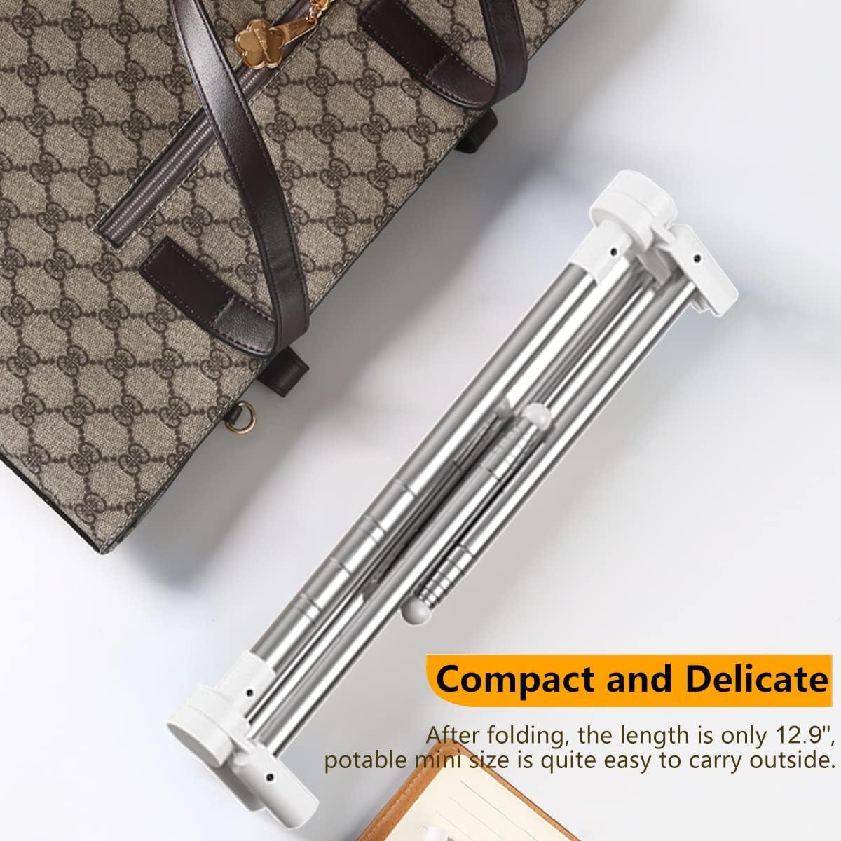 Perchero Plegable ANLEBUY Blanco Portátil 4 kg 3 Perchas