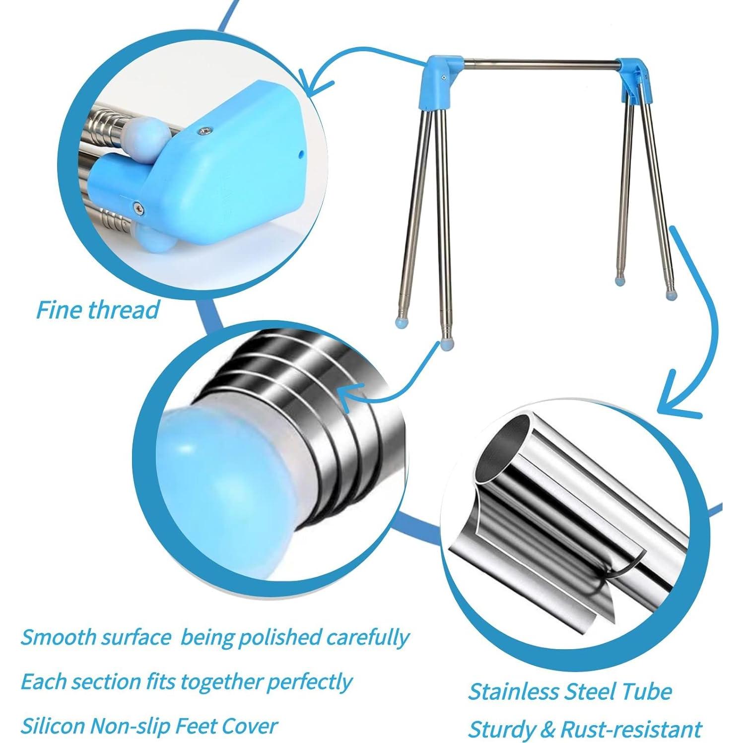 Perchero Plegable Lmaray para Secar Ropa 135 cm Portátil