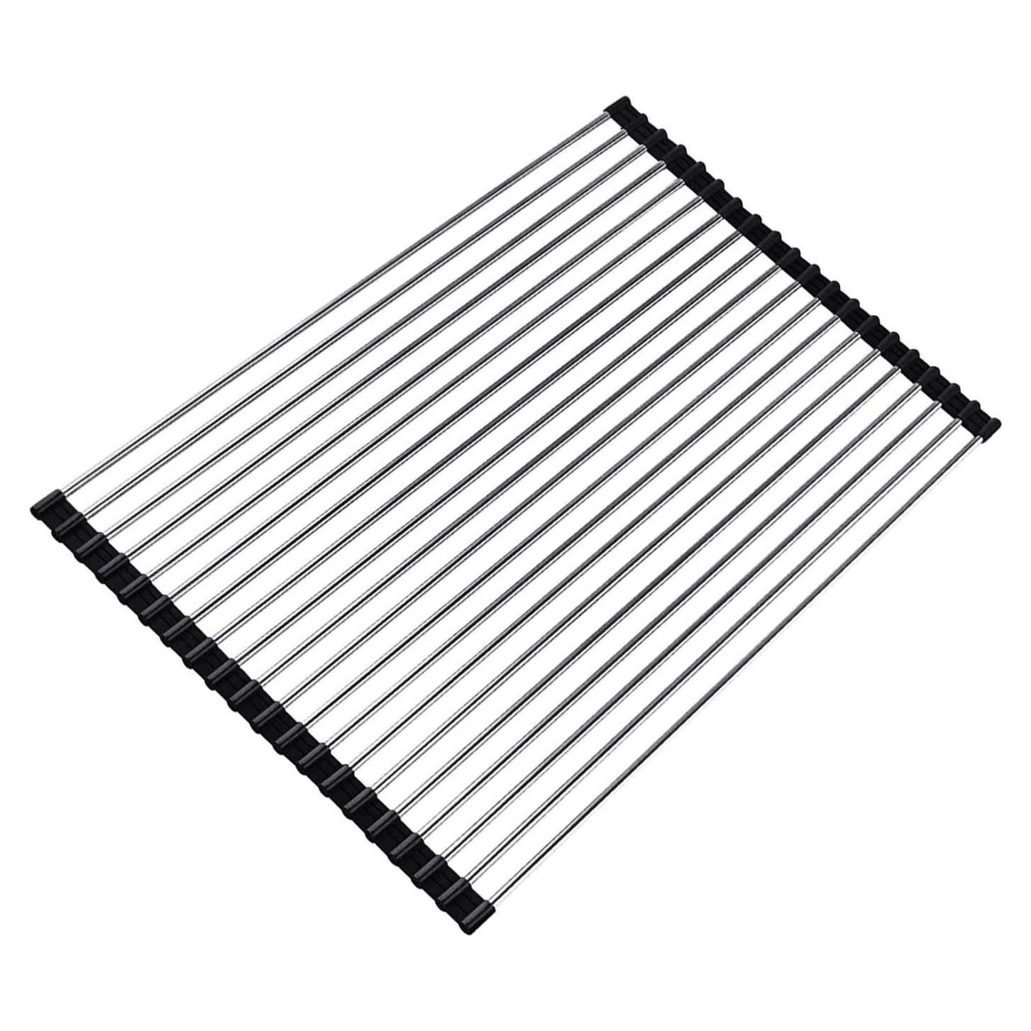 Estante de Secado de Platos Plegable Ahyuan Acero Inoxidable 45.2x34.3cm