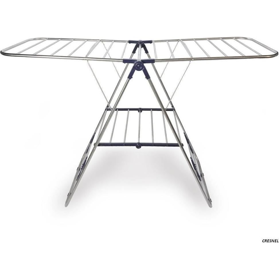 Estante Secar Ropa Plegable Cresnel Acero Inoxidable 76.2x111.8cm