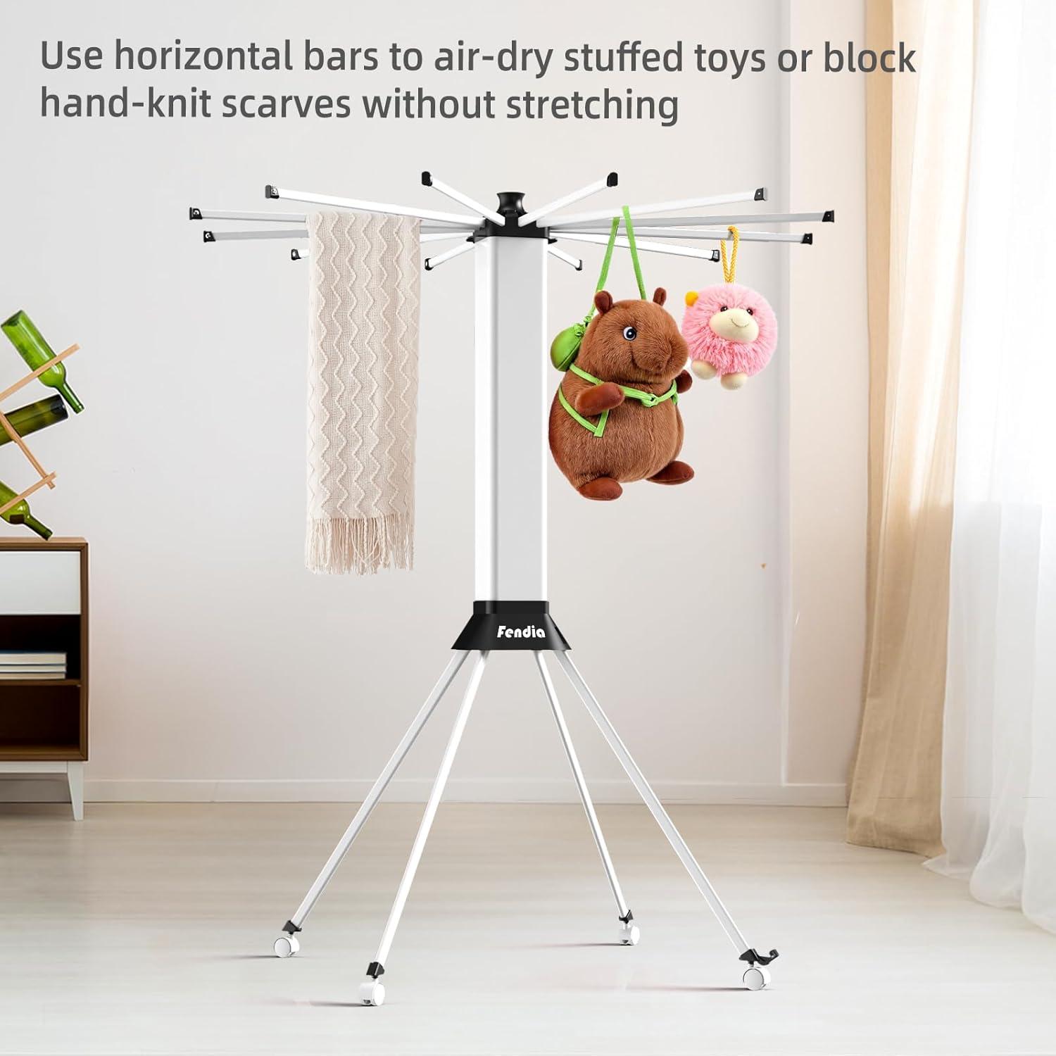 Estante Plegable para Secar Ropa Fendia FCD01 30kg Blanco