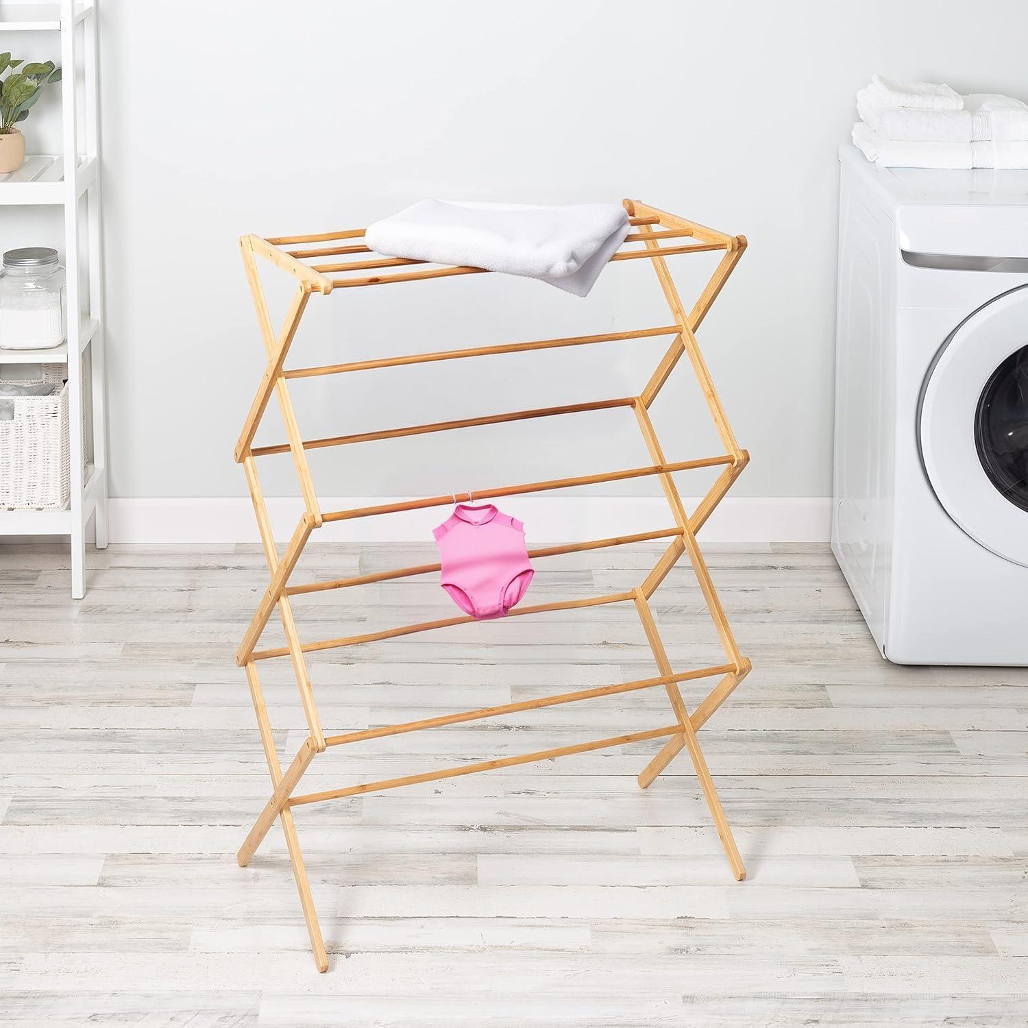 Soporte de Secado Plegable de Bambú MAGIC BAMBOO 18 kg