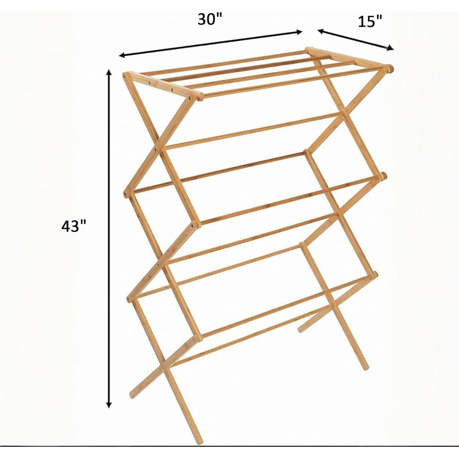 Soporte de Secado Plegable de Bambú MAGIC BAMBOO 18 kg