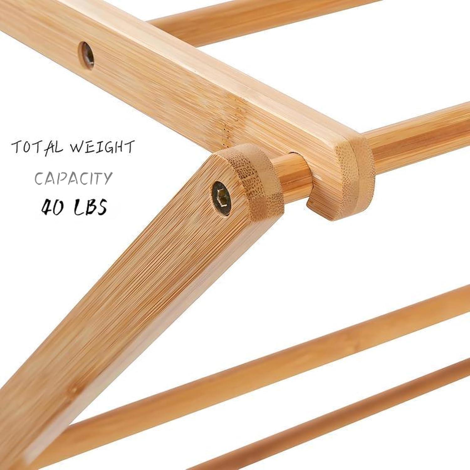Soporte de Secado Plegable de Bambú MAGIC BAMBOO 18 kg