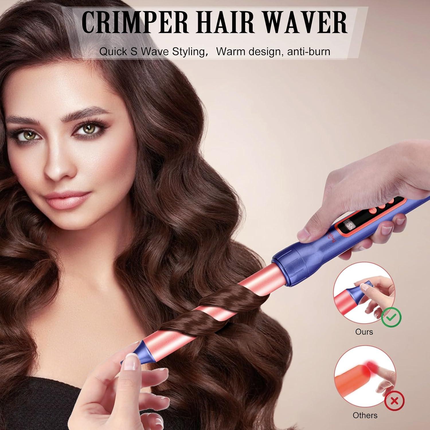 Rizador de Cabello Brightup 5 en 1 con Barriles Intercambiables