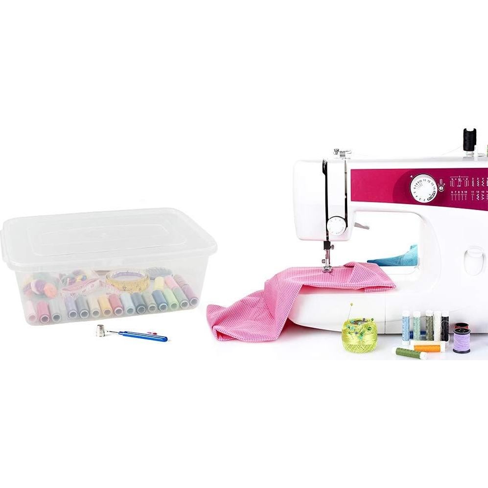 Contenedor de Almacenamiento Jekiyo 14 Qt, 4 Piezas Transparentes