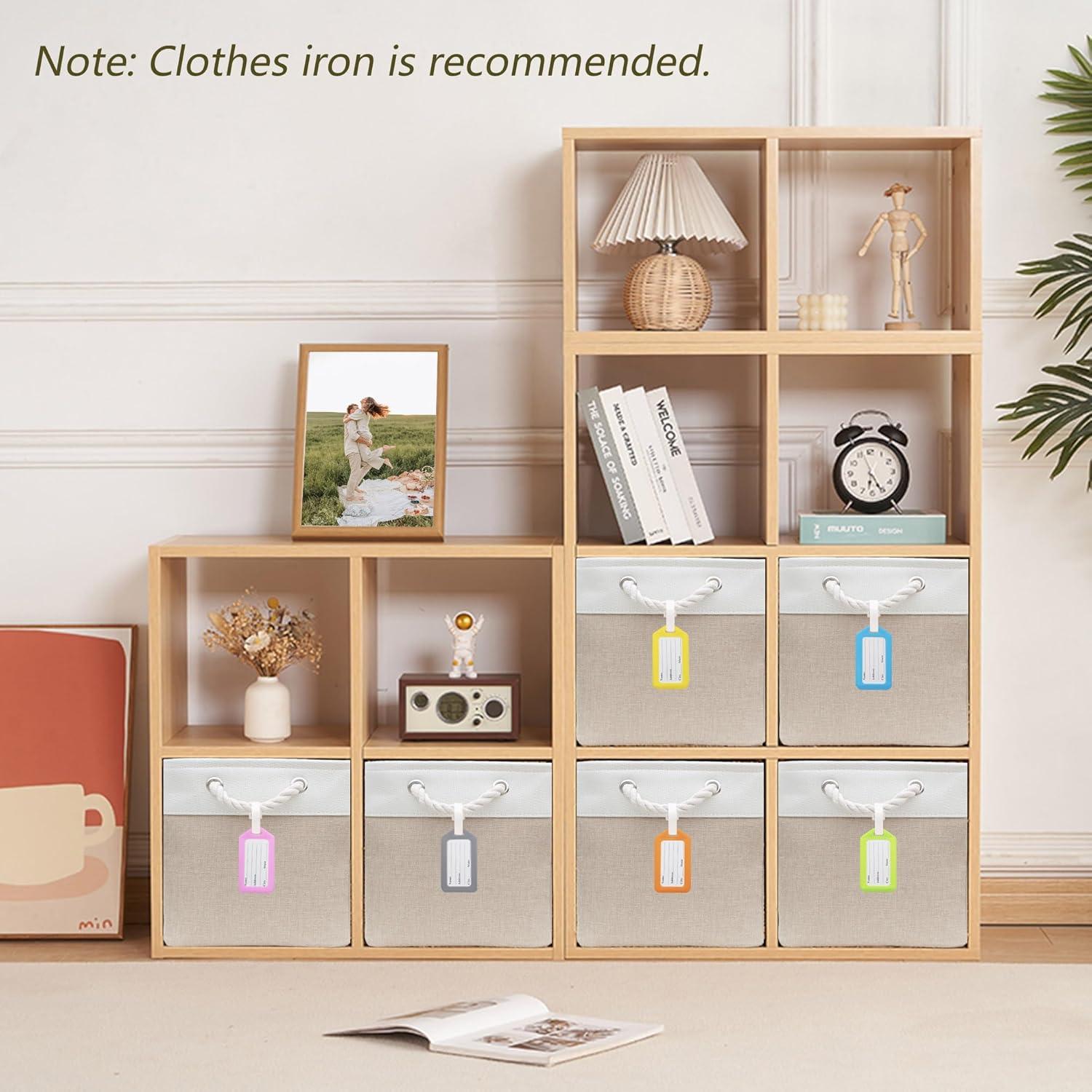 Paquete de 6 Cajas de Almacenamiento Cubo 28 cm MANCHUANG