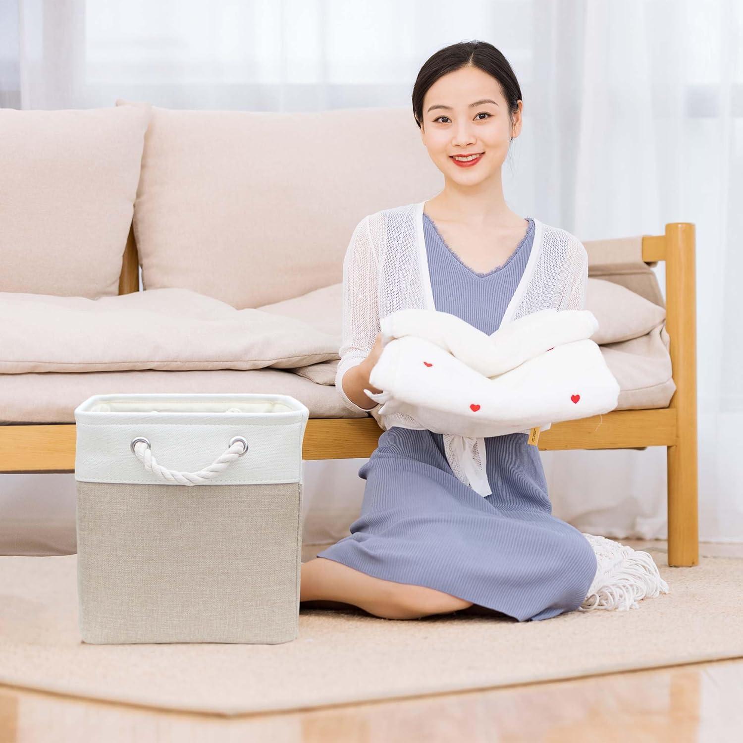 Paquete de 6 Cajas de Almacenamiento Cubo 28 cm MANCHUANG