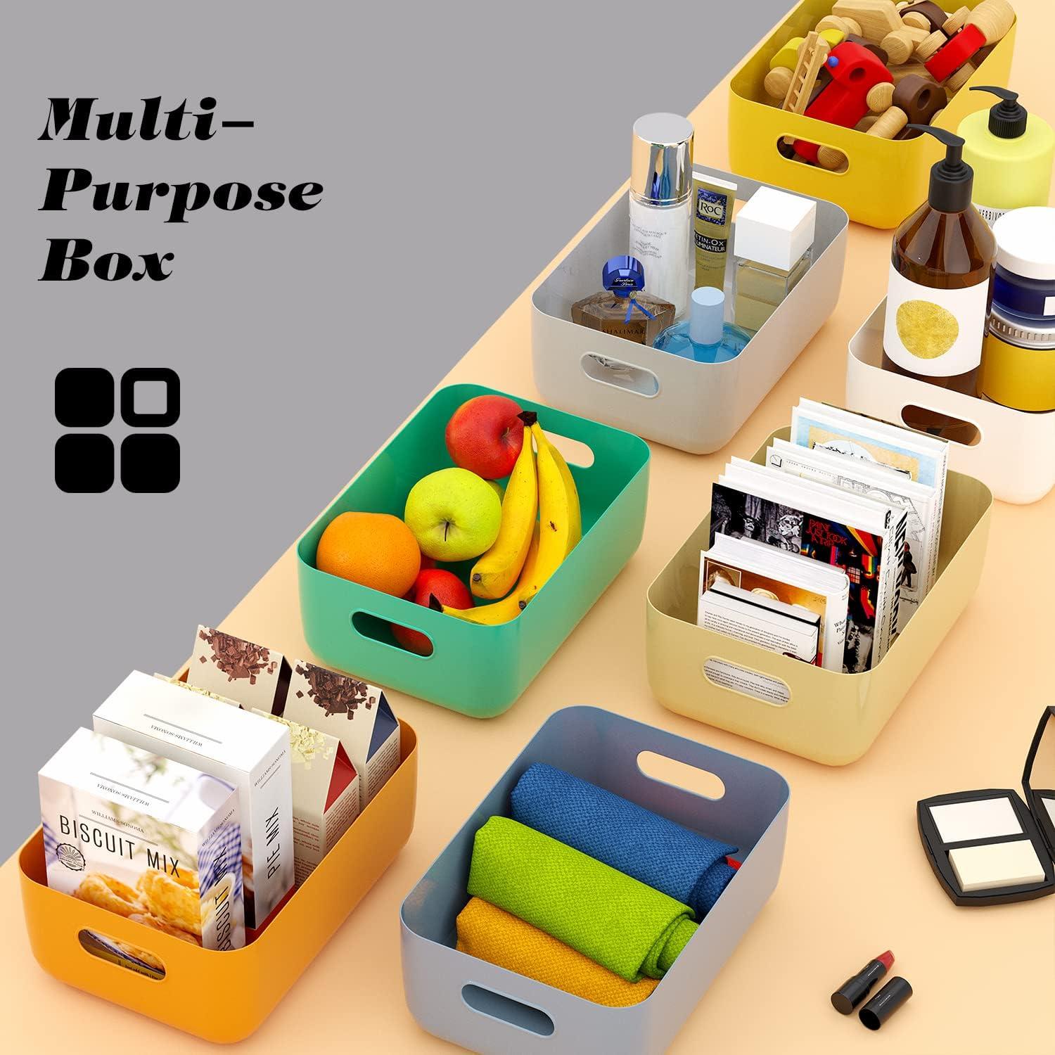 Cajas de Plástico OWill 7 Pcs 4.2 L Multicolor para Organización