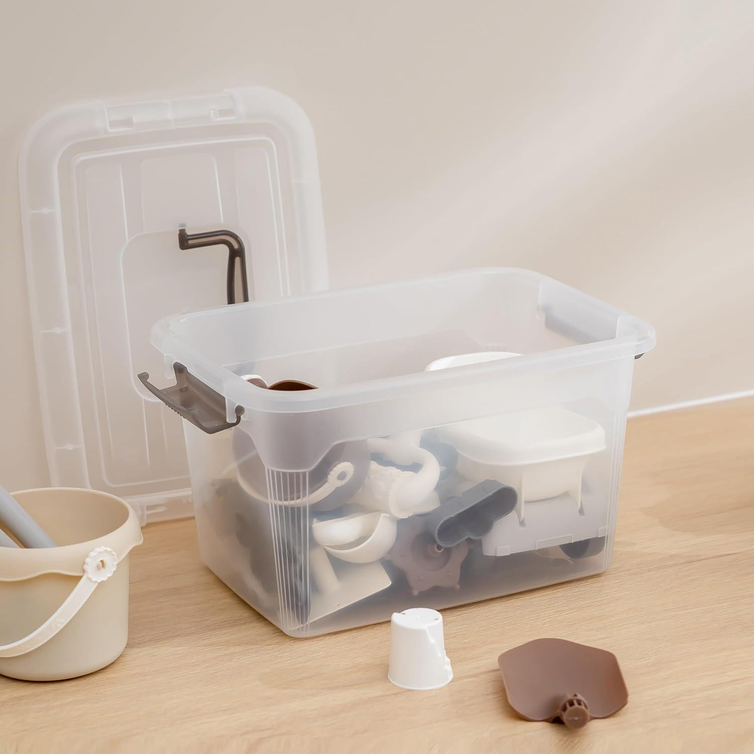 Citylife 4 Paquetes de Contenedores de Almacenamiento 6QT