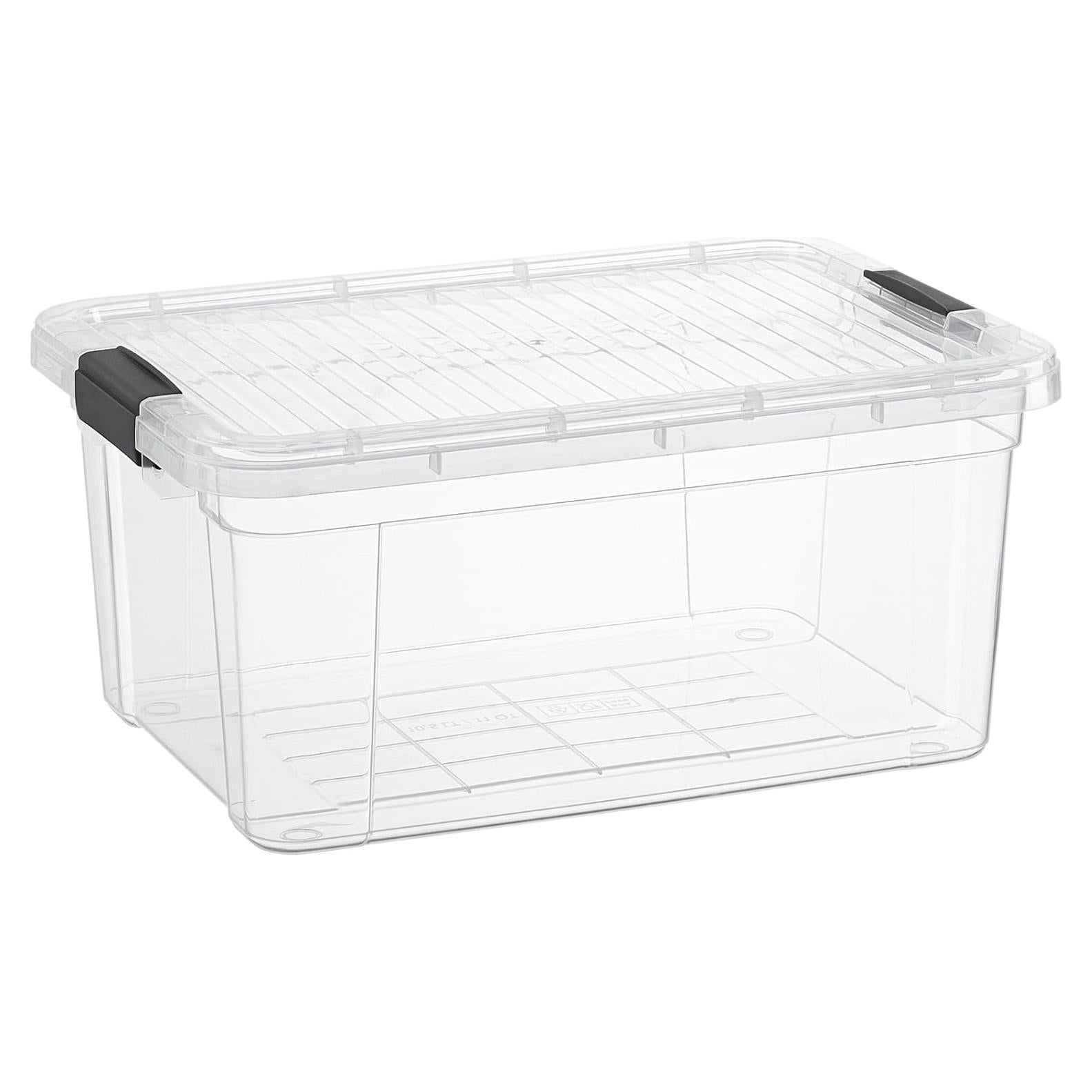 Bin de Almacenamiento Superio 10.43L Transparente Apilable