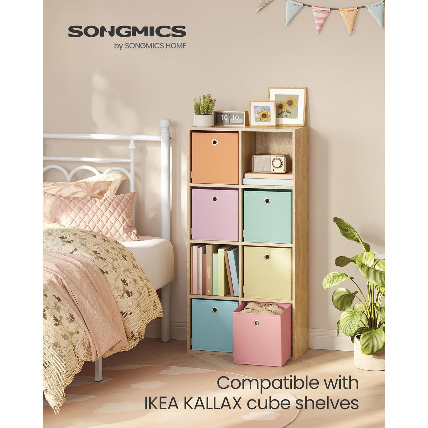 Set de 6 Cajas de Almacenamiento Plegables SONGMICS 26x26x28 cm