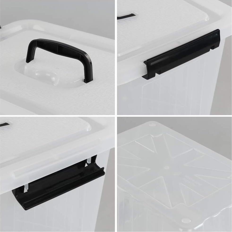 Caja Plástica de Almacenamiento Obstnny 18 Cuartos Transparente