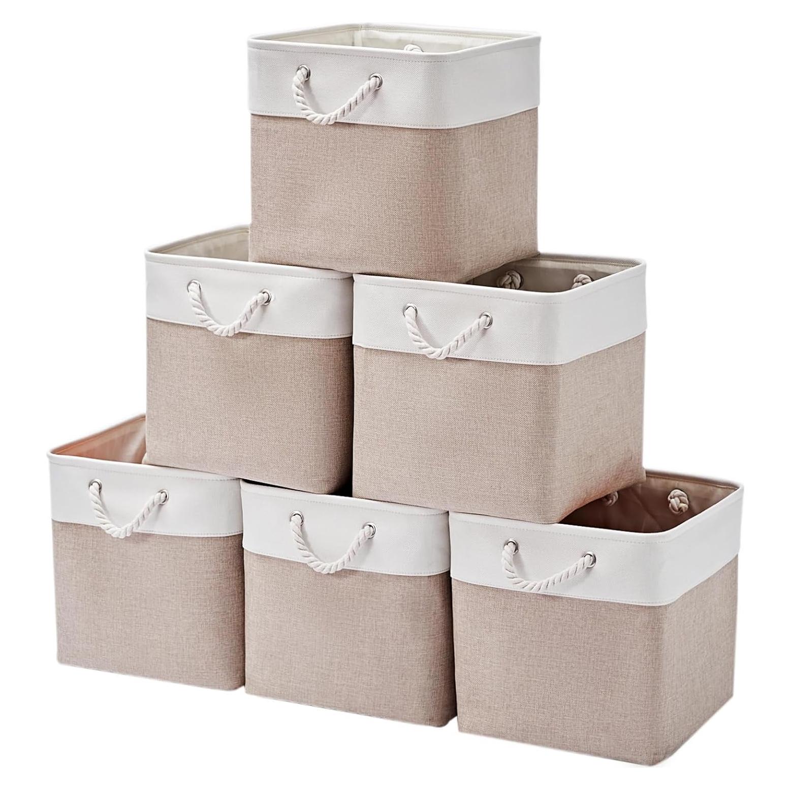 Cajas de Almacenamiento ISEMINGLA 33x33 cm 6 Pack Plegables