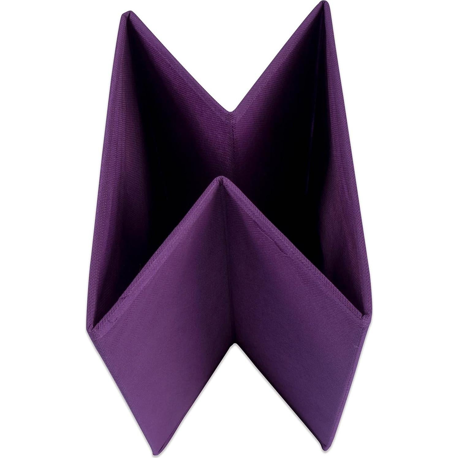 Cajas de Almacenamiento DII 4 Piezas 28x28x28 cm Berenjena