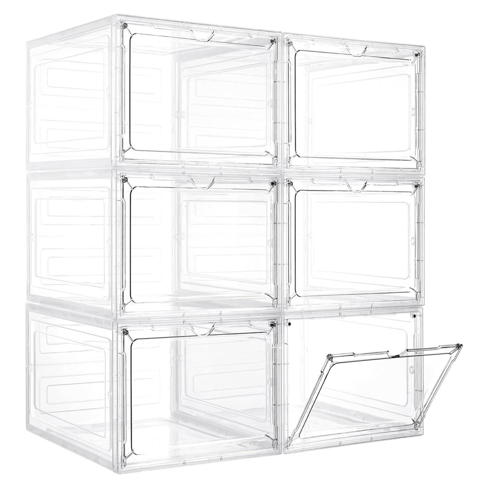 Contenedores de Almacenamiento LXLXXL 6 Pcs 19 Qt Apilables