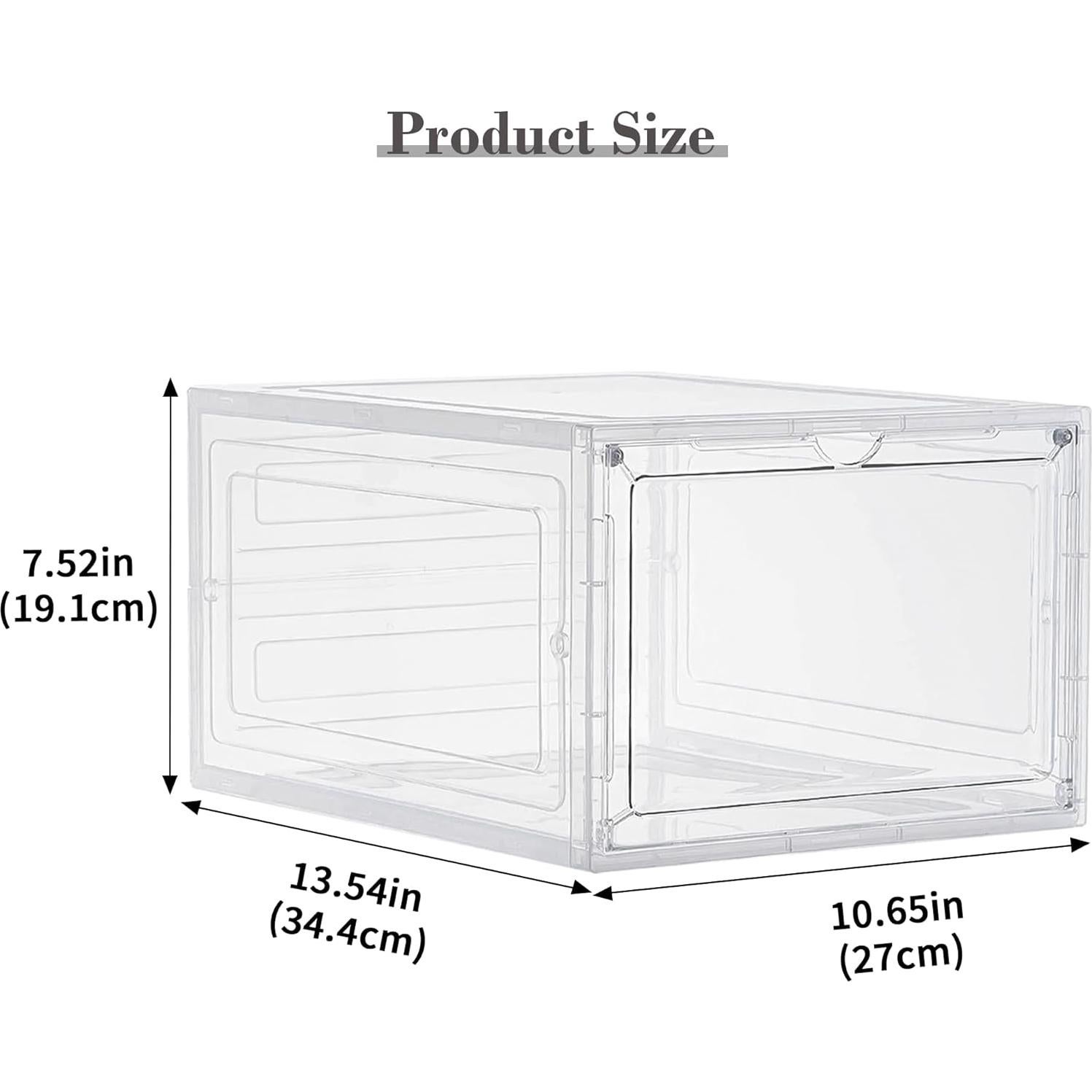 Contenedores de Almacenamiento LXLXXL 6 Pcs 19 Qt Apilables