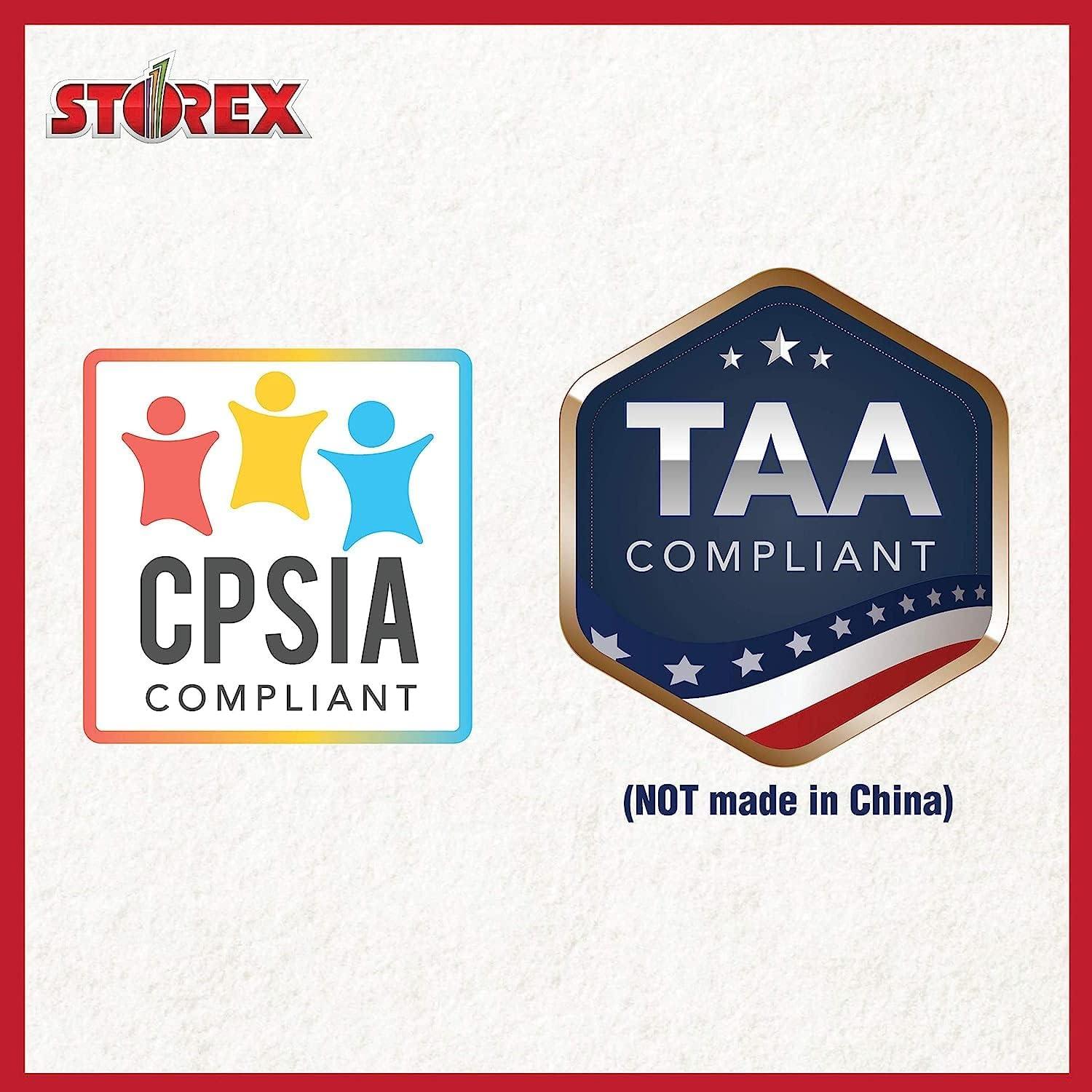 Bandeja de Almacenamiento Plana Storex - 5 Unidades Tamaño Carta