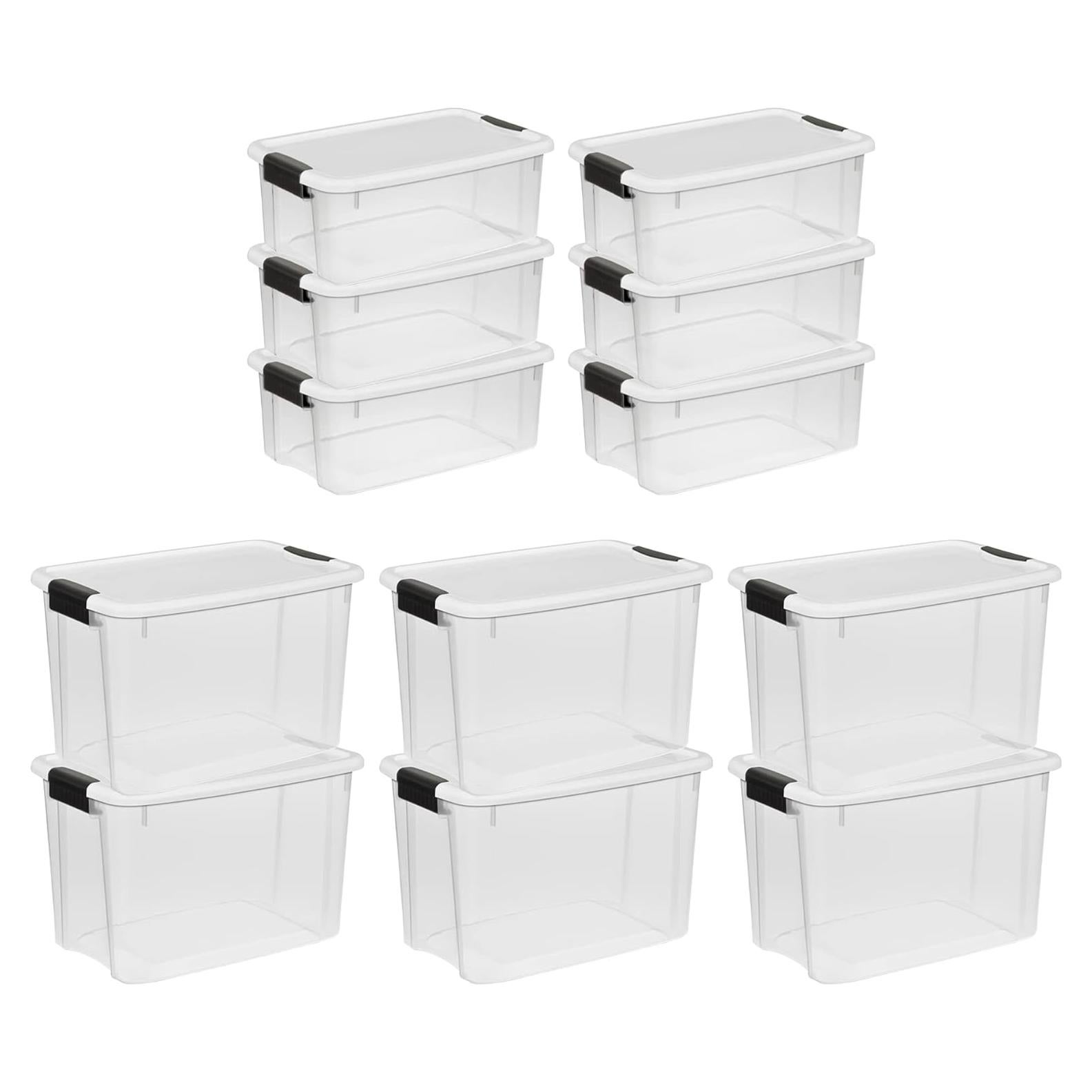 Contenedores de Almacenamiento Sterilite 30 y 18 Cuartos - 12 Piezas