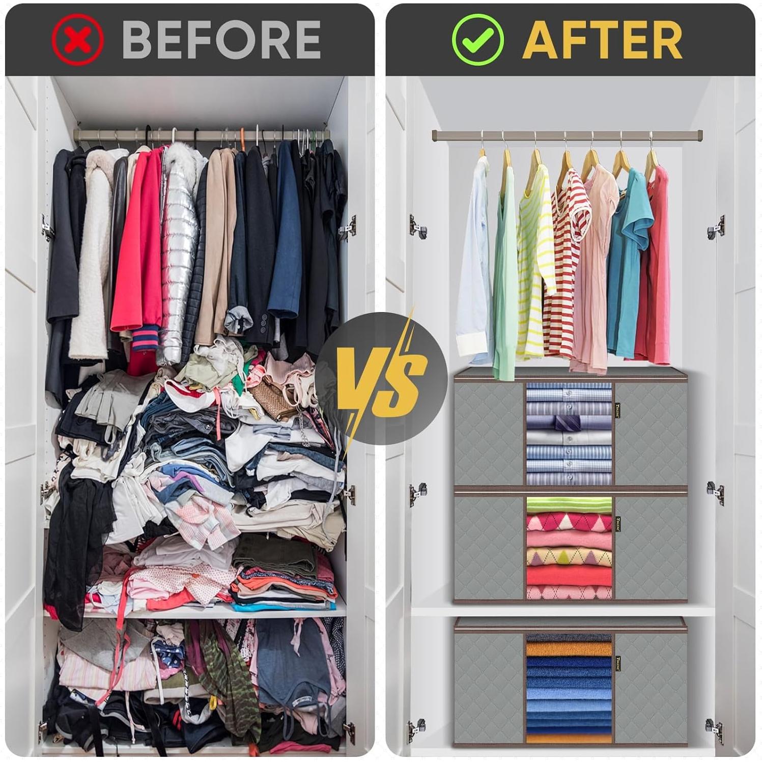 Bolsas de Almacenamiento BALEINE 90L 2 Paquete Gris