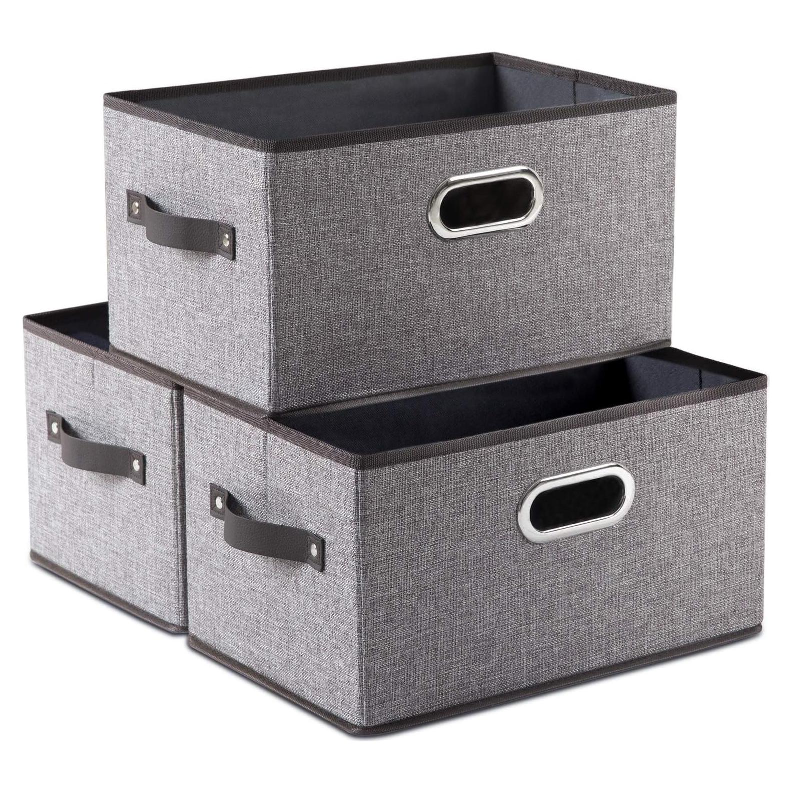Cajas de Almacenamiento Plegables Prandom 3 Unidades 37.8x24.9 cm
