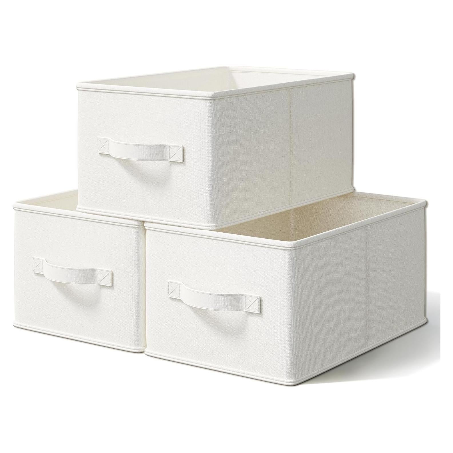 Paquete de 3 Cajas de Almacenamiento de Tela LayerSpace 20L