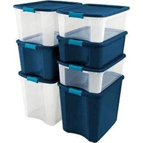 Contenedor de Almacenamiento Sterilite 98 Litros Azul