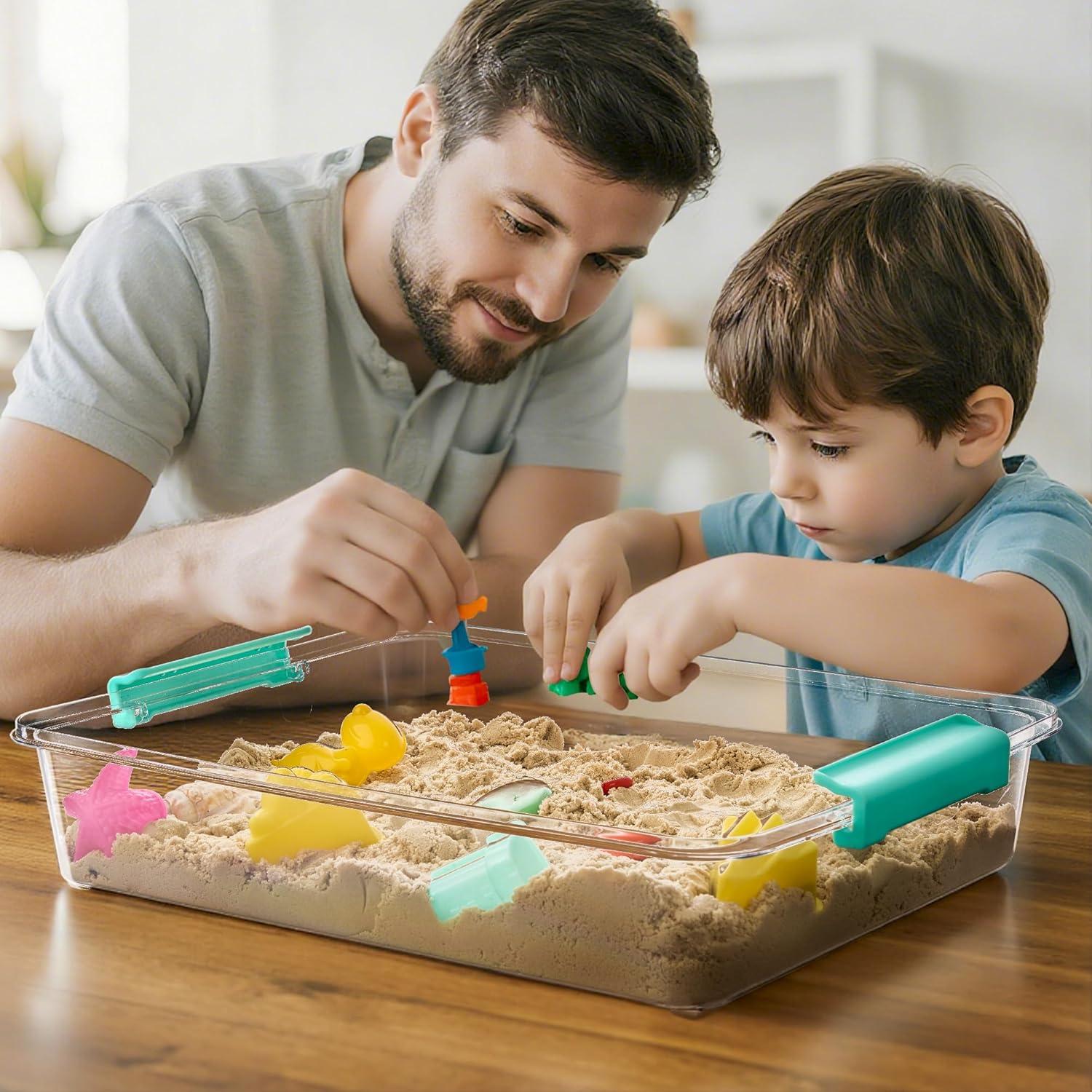 Contenedores de Almacenamiento Vtopmart 6 Qt Transparentes - Paquete de 4