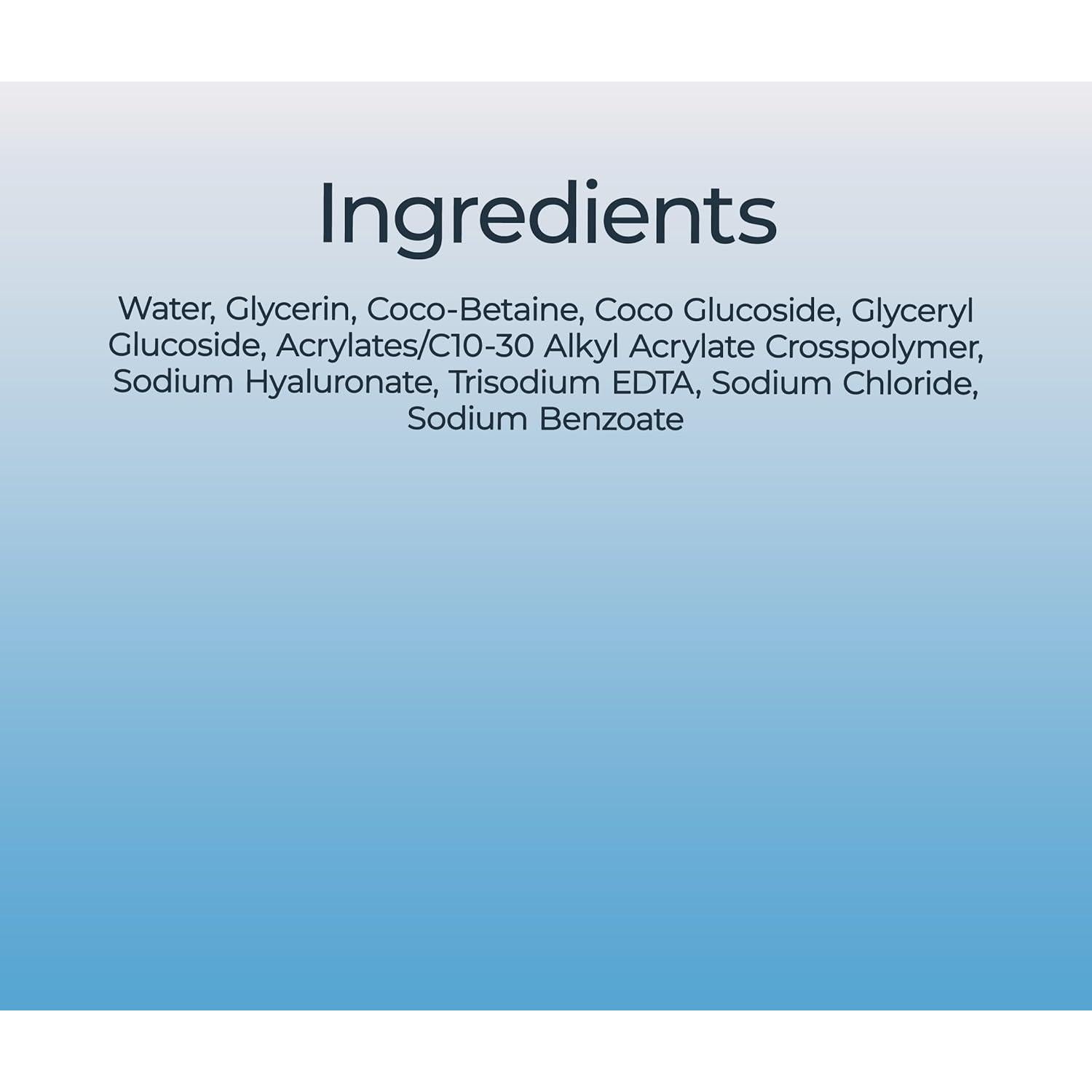 Gel Limpiador Hidratante Eucerin 200 ml - Facial Suave con Ácido Hialurónico