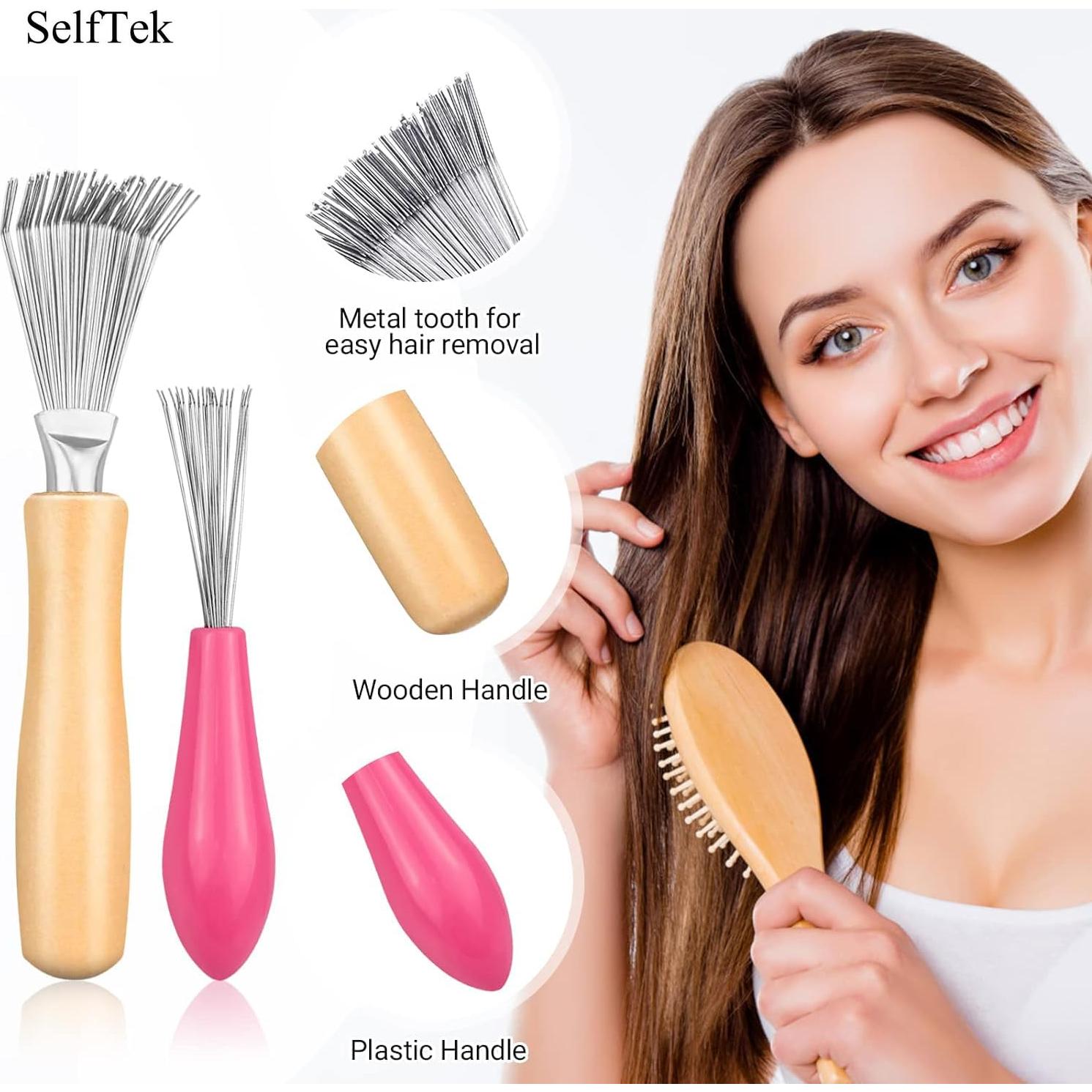 Paquete de 4 Herramientas de Limpieza de Cepillos SelfTek