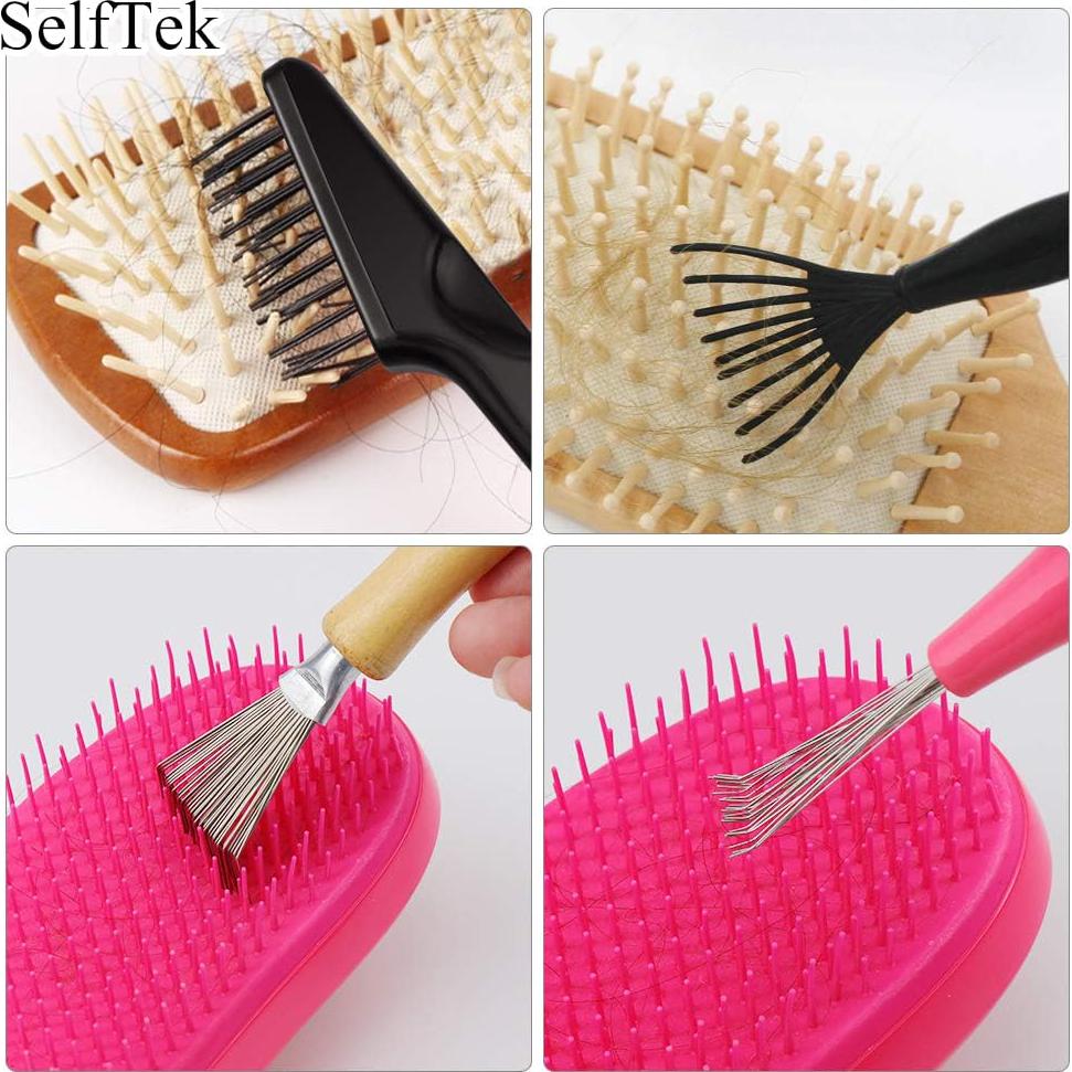 Paquete de 4 Herramientas de Limpieza de Cepillos SelfTek