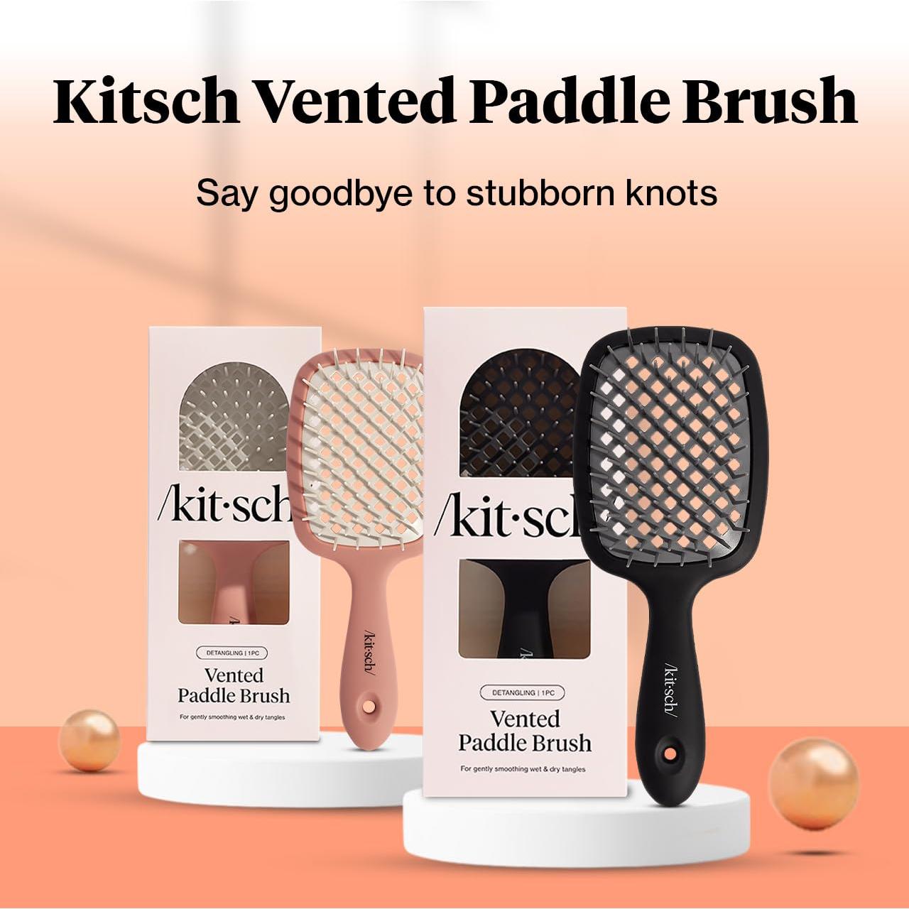 Cepillo Desenredante Kitsch Ventilado para Todo Tipo de Cabello