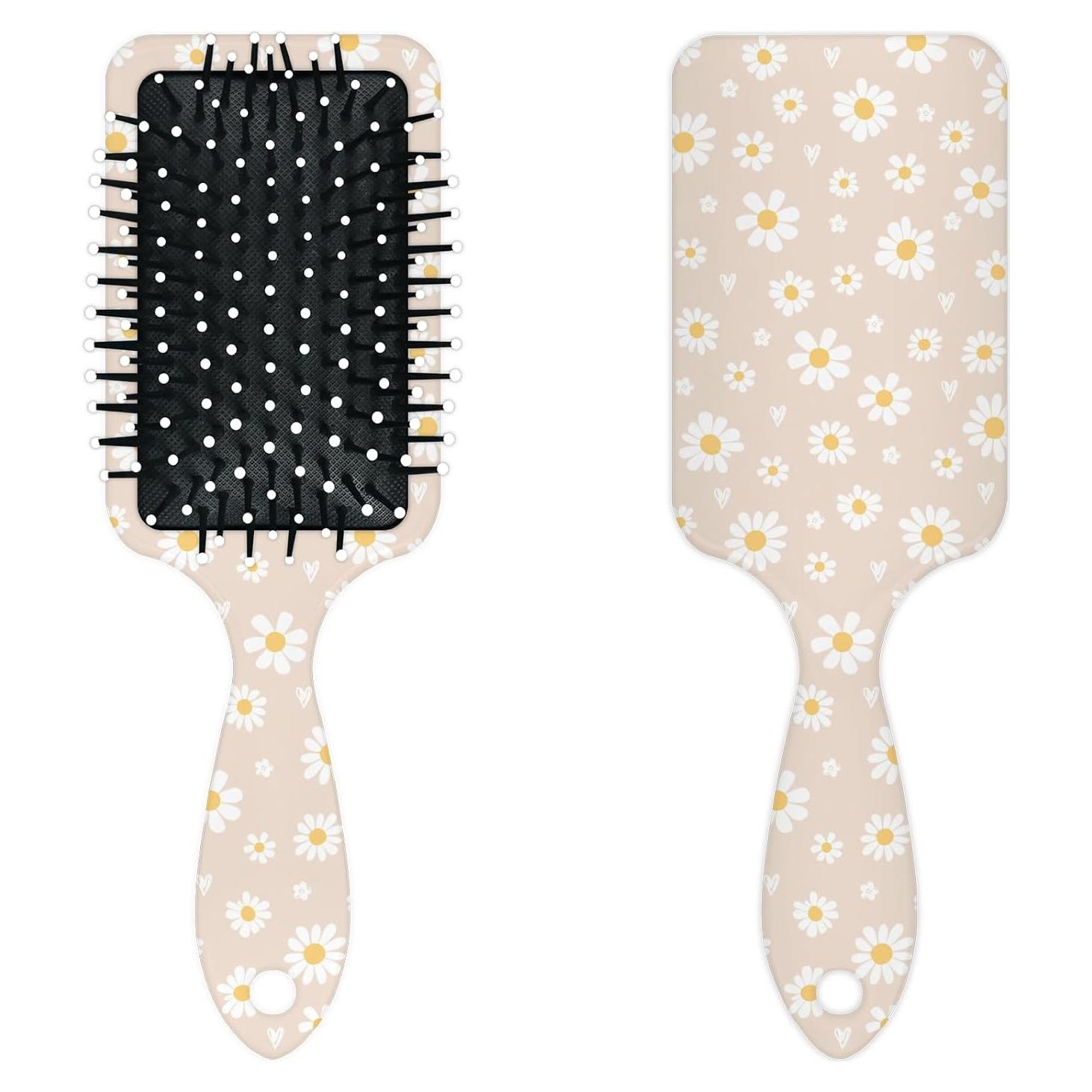 Cepillo Desenredante de Plástico ADTASU - Color Margarita