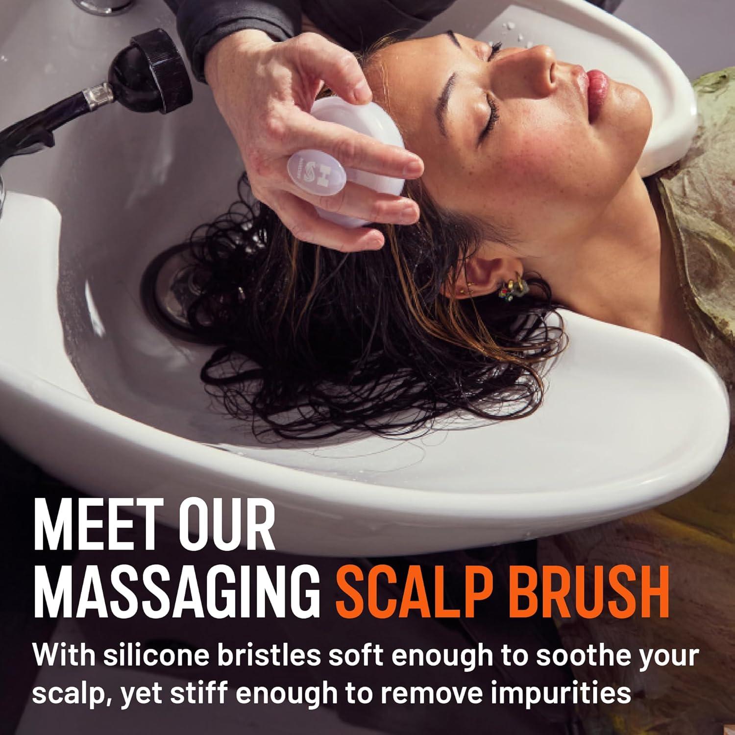 Cepillo Masajeador para Cuero Cabelludo Hairstory 8x8cm