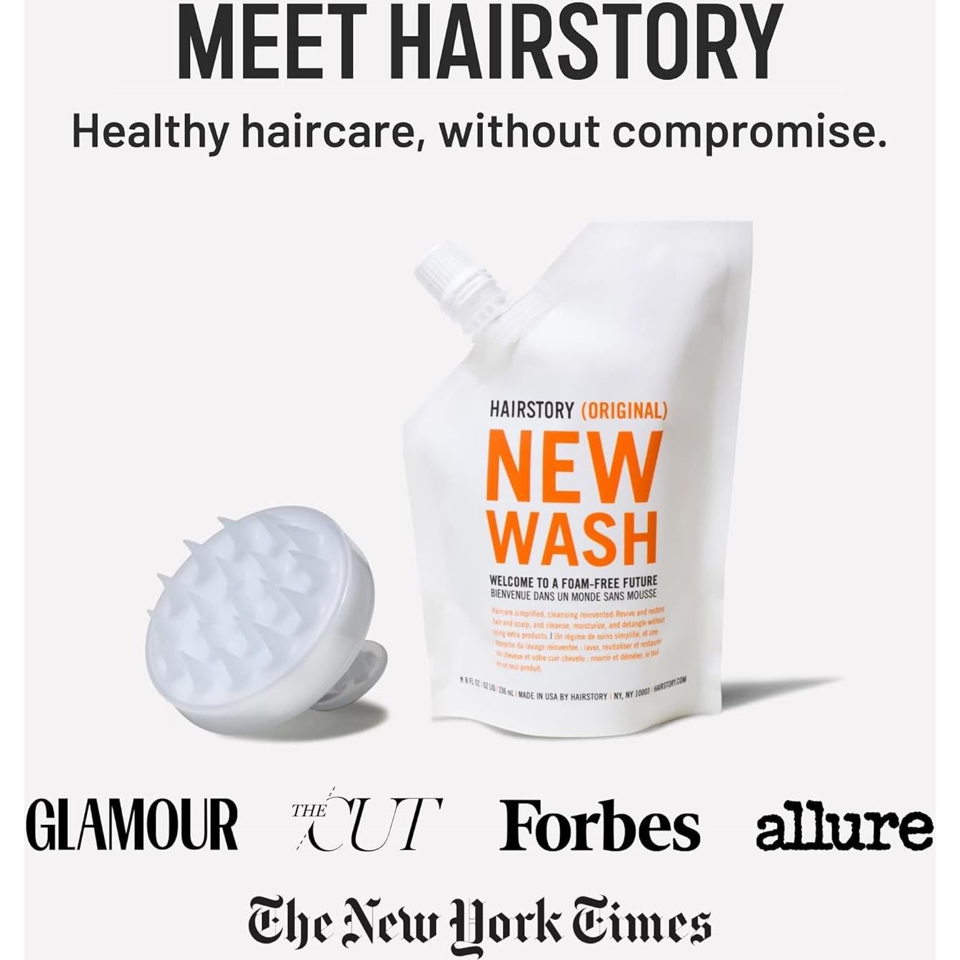 Cepillo Masajeador para Cuero Cabelludo Hairstory 8x8cm