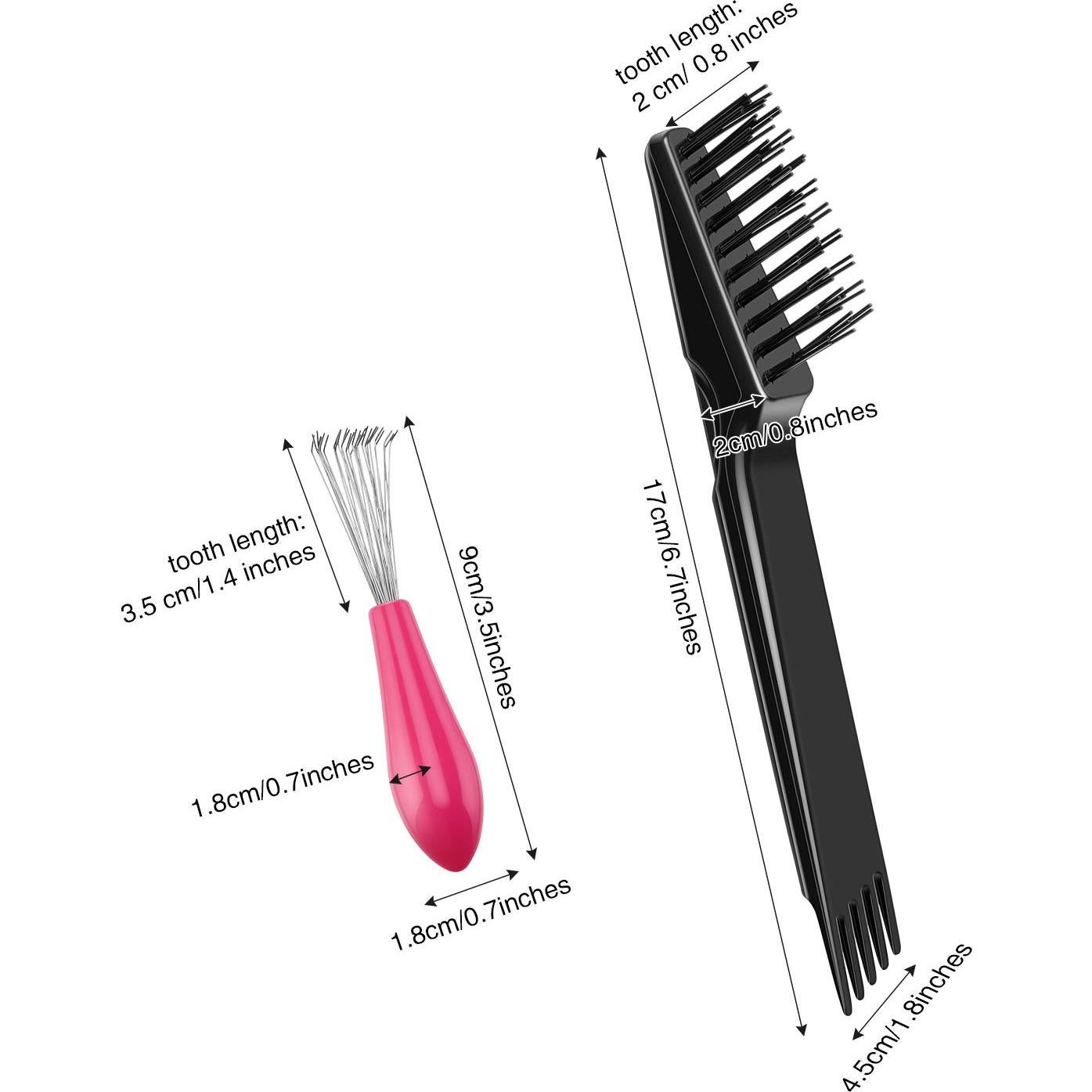 Juego de Herramientas de Limpieza de Cepillos Boao 2 Piezas