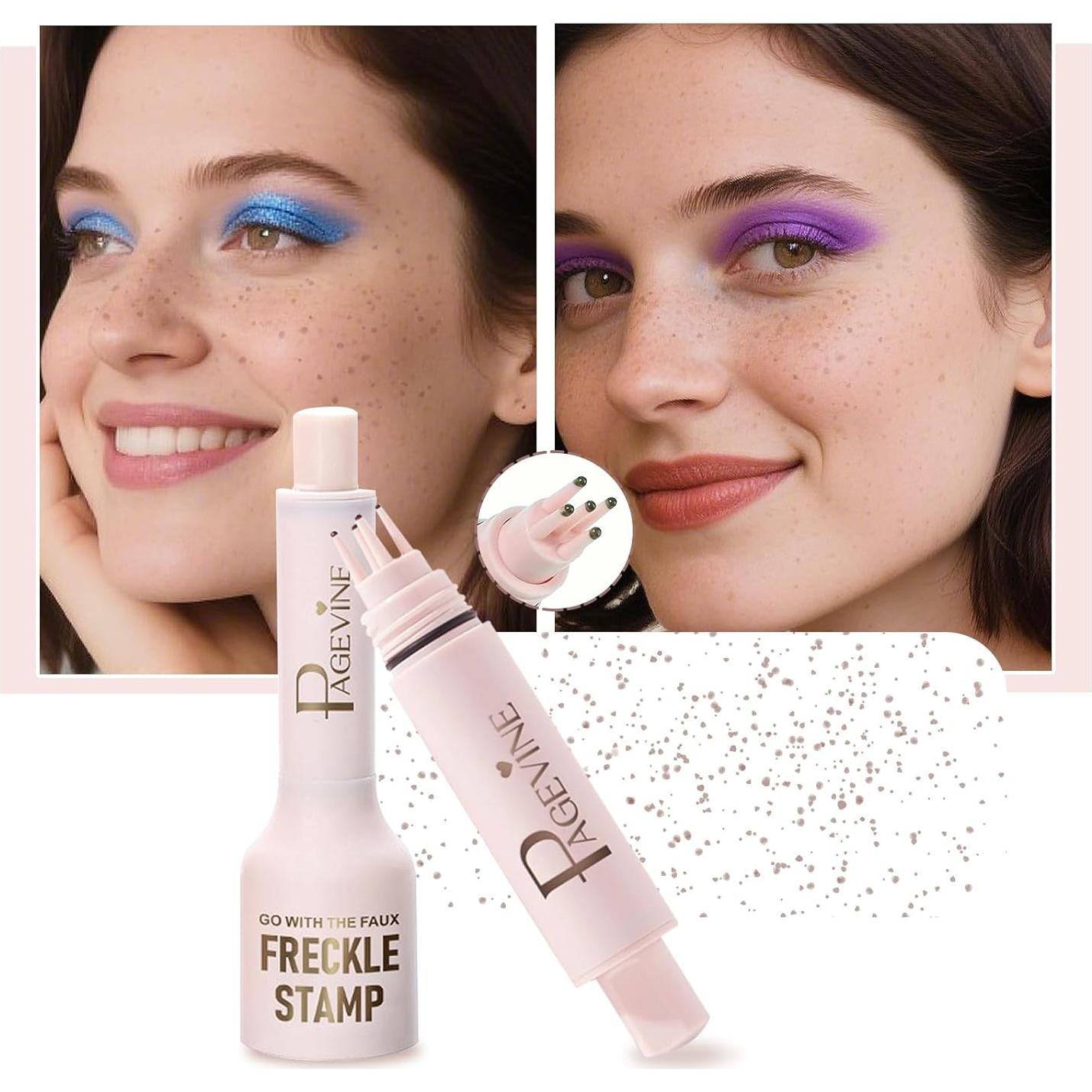 Bolígrafo Sello de Pecas Impermeable Sello de Pecas #1-Claro