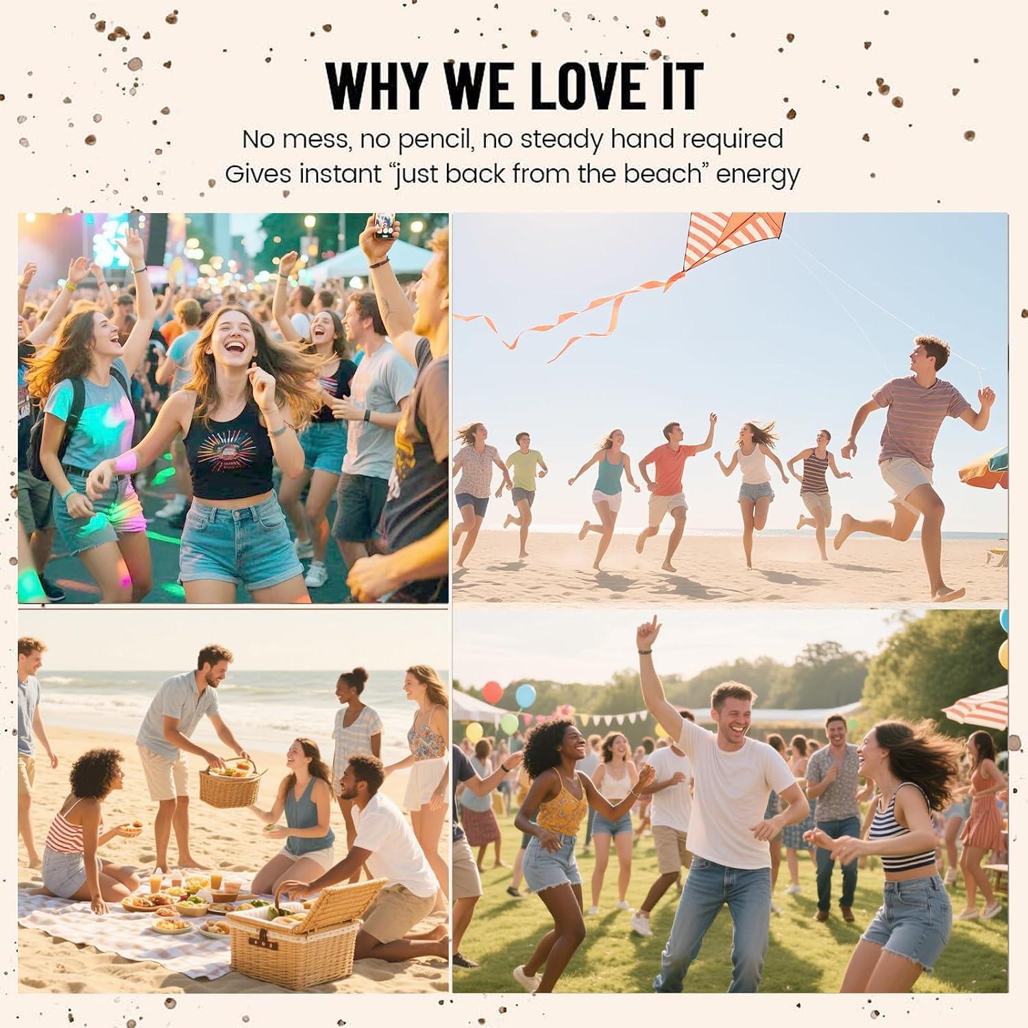 Bolígrafo Sello de Pecas Impermeable Sello de Pecas #1-Claro