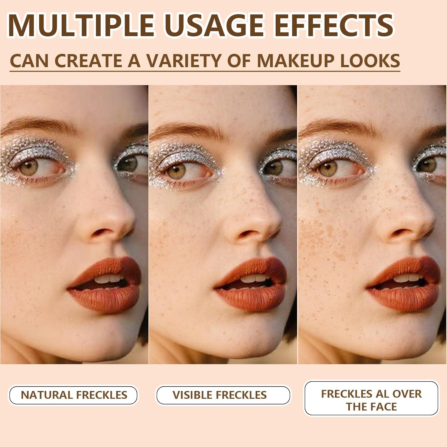 Bolígrafo Sello de Pecas Impermeable Sello de Pecas #1-Claro